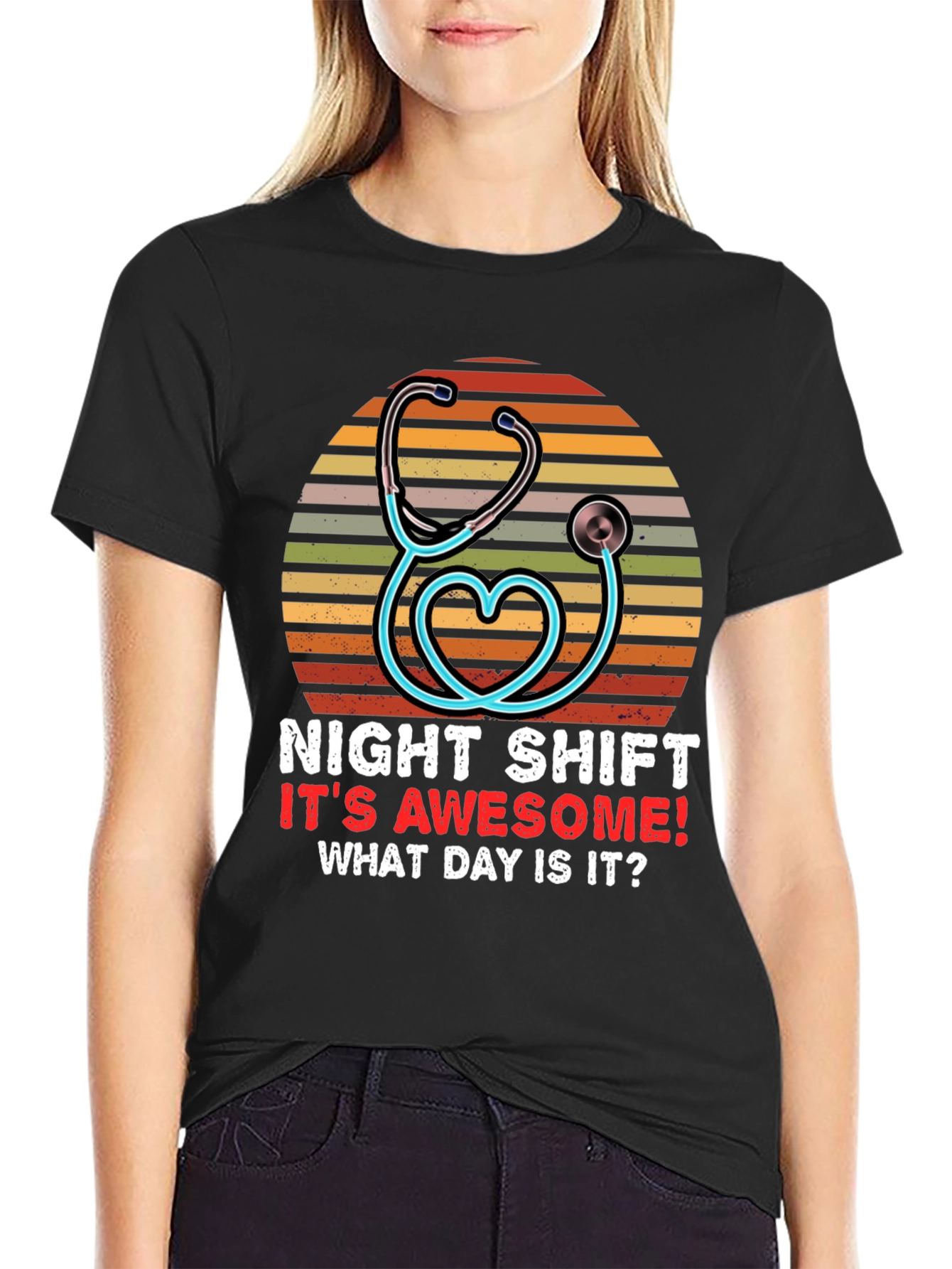 Night Shift Nurse T-Shirt - What Day Is It?