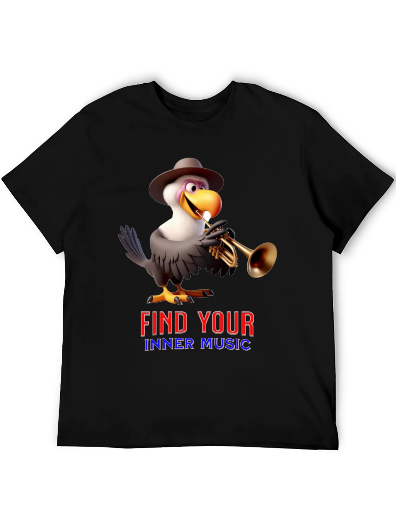 Find Your Inner Music Black T-Shirt