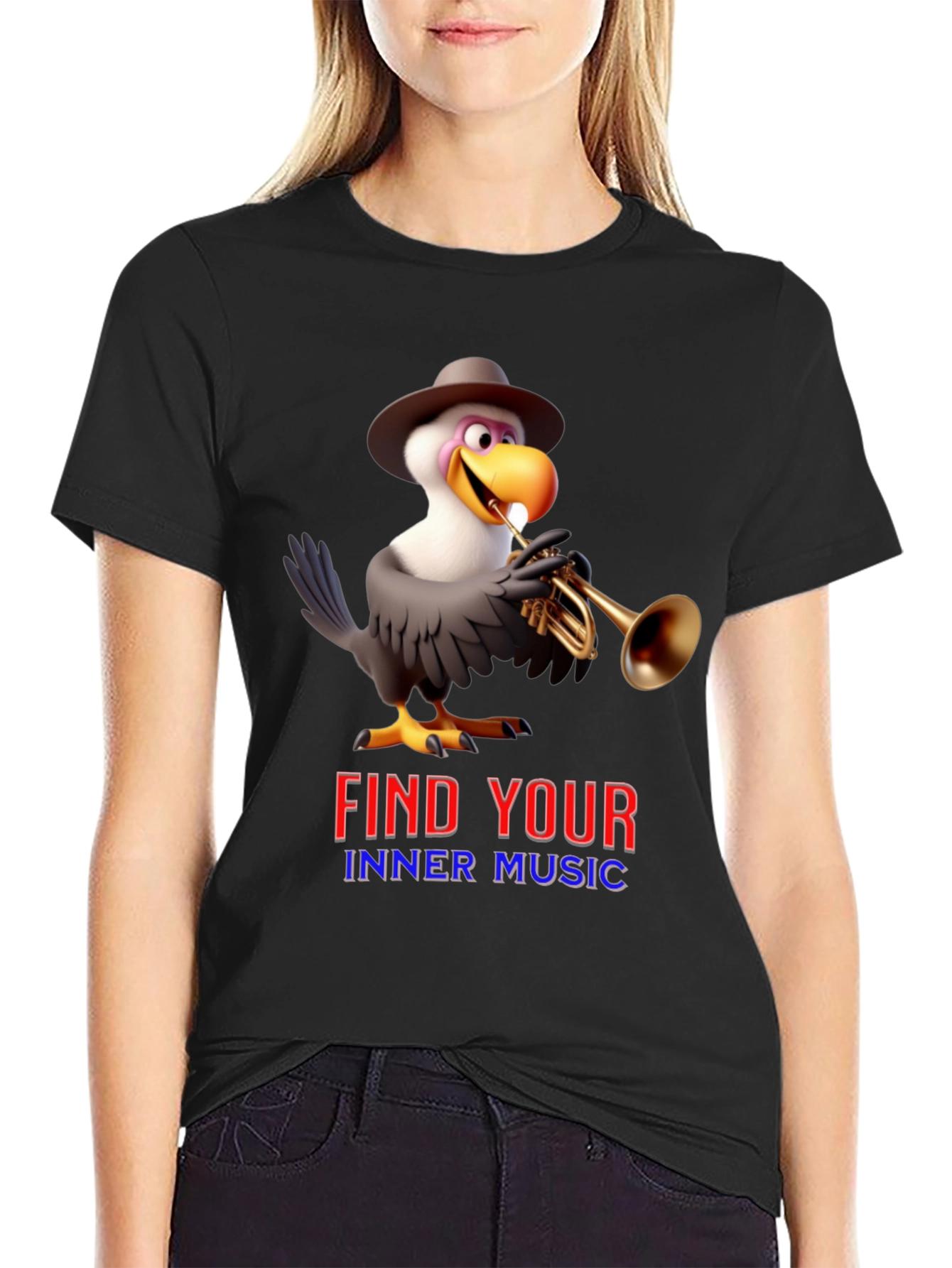 Find Your Inner Music Black T-Shirt