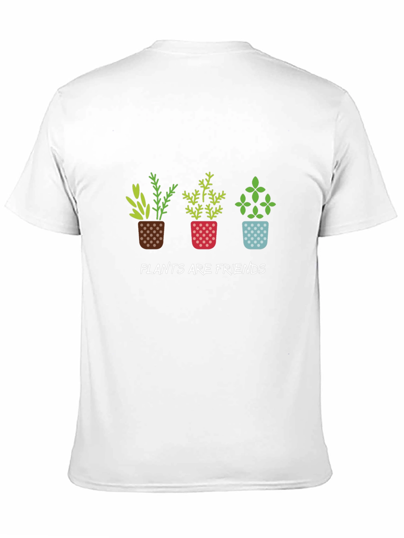 Plants Are Friends T-Shirt - Black Unisex
