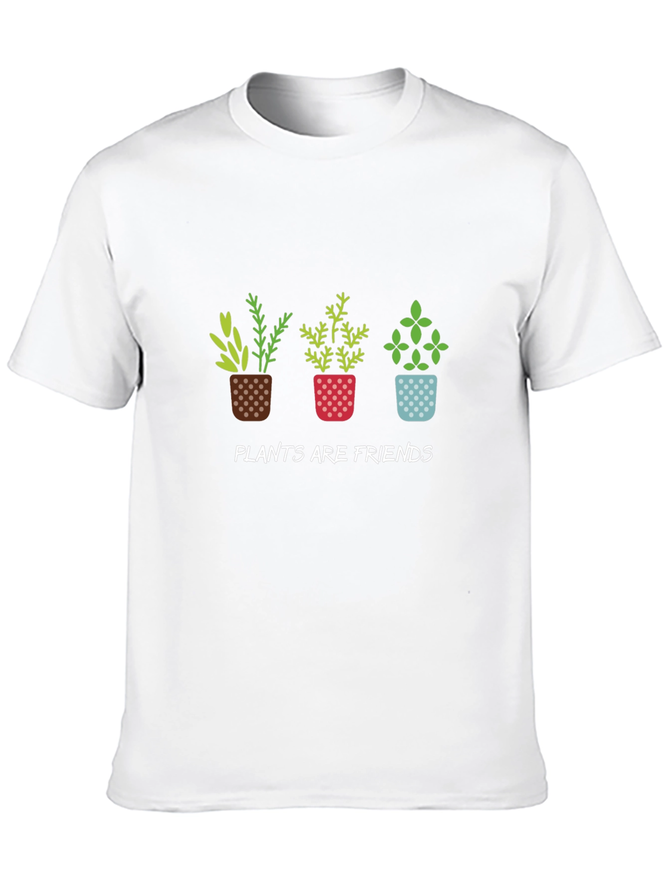 Plants Are Friends T-Shirt - Black Unisex