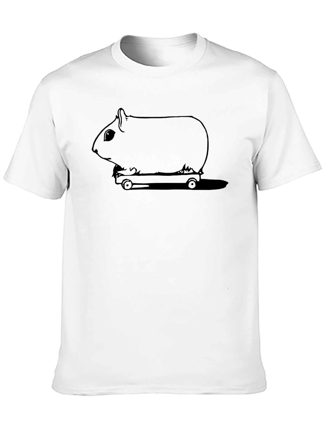 Guinea Pig Skateboard T-Shirt