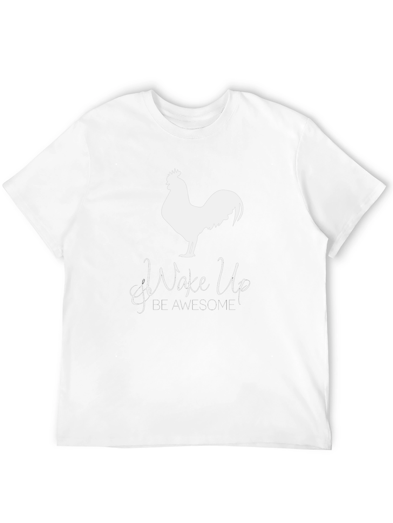 Wake Up Awesome Rooster Graphic Tee