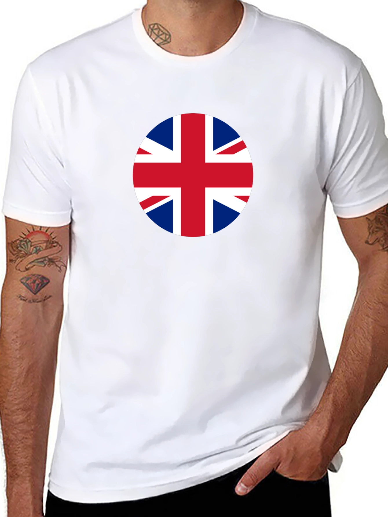 Union Jack Graphic Tee - Classic British Style