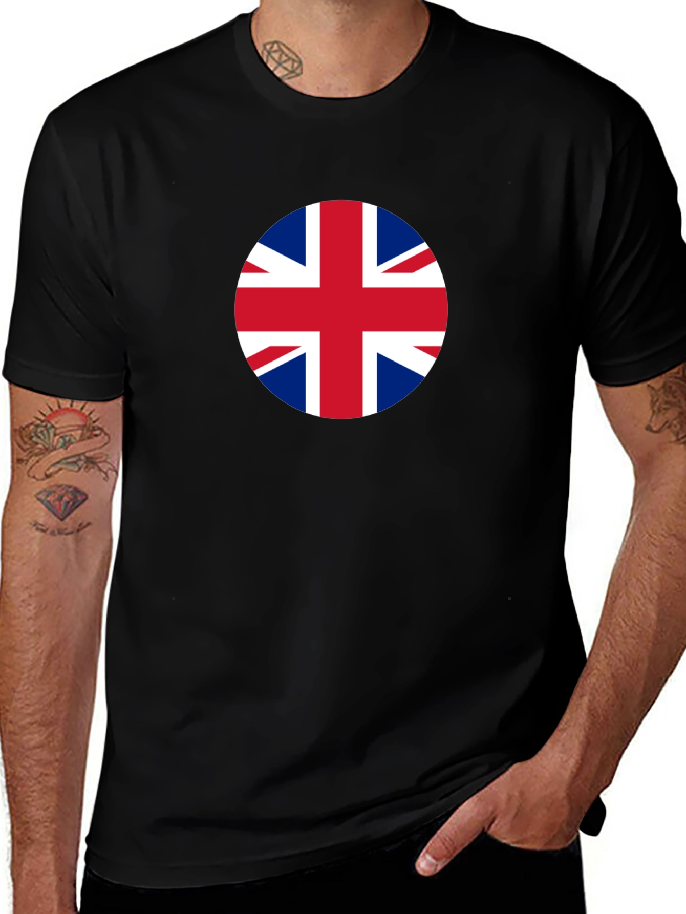 Union Jack Graphic Tee - Classic British Style