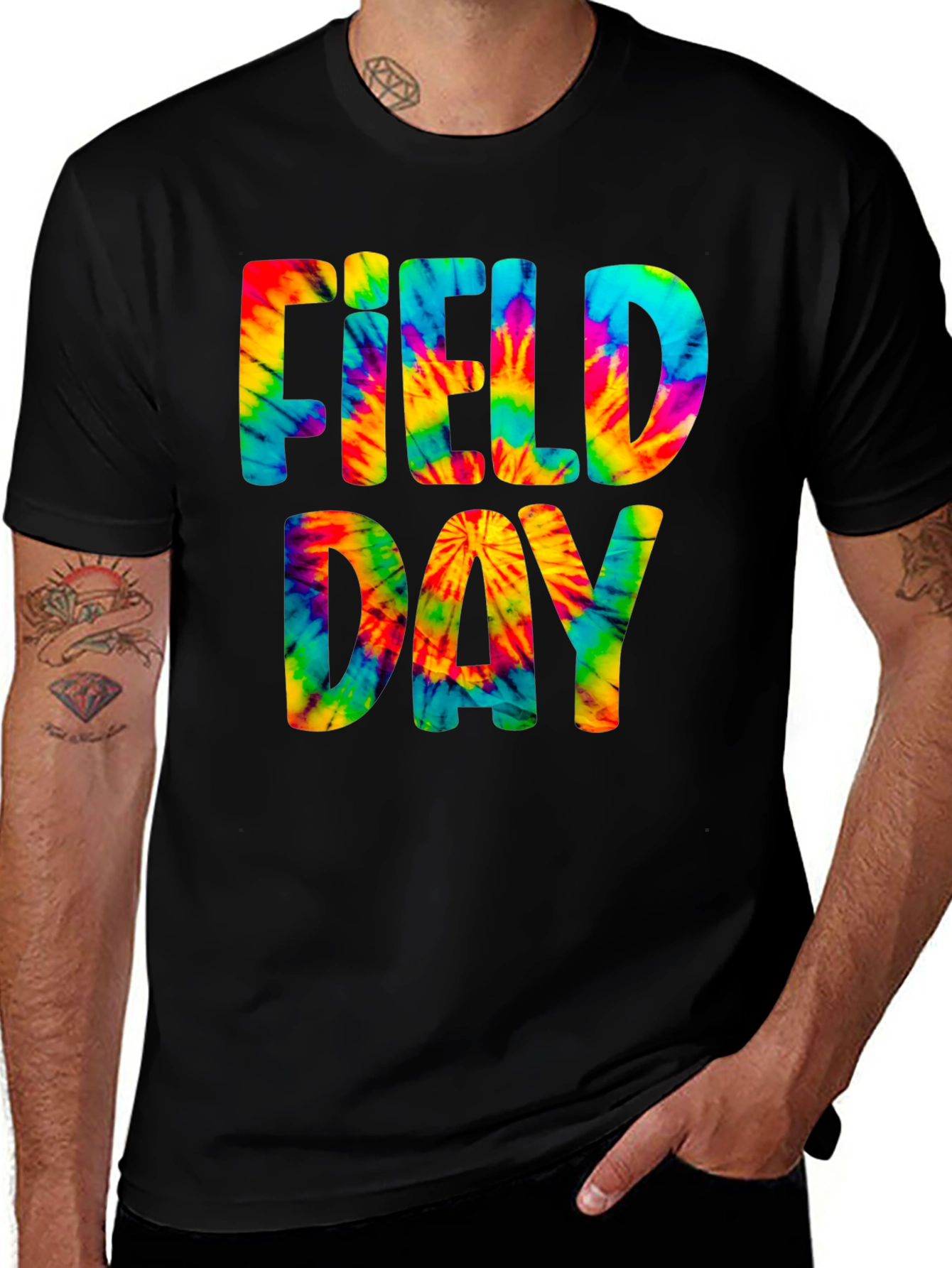 Tie-Dye Field Day Graphic Tee