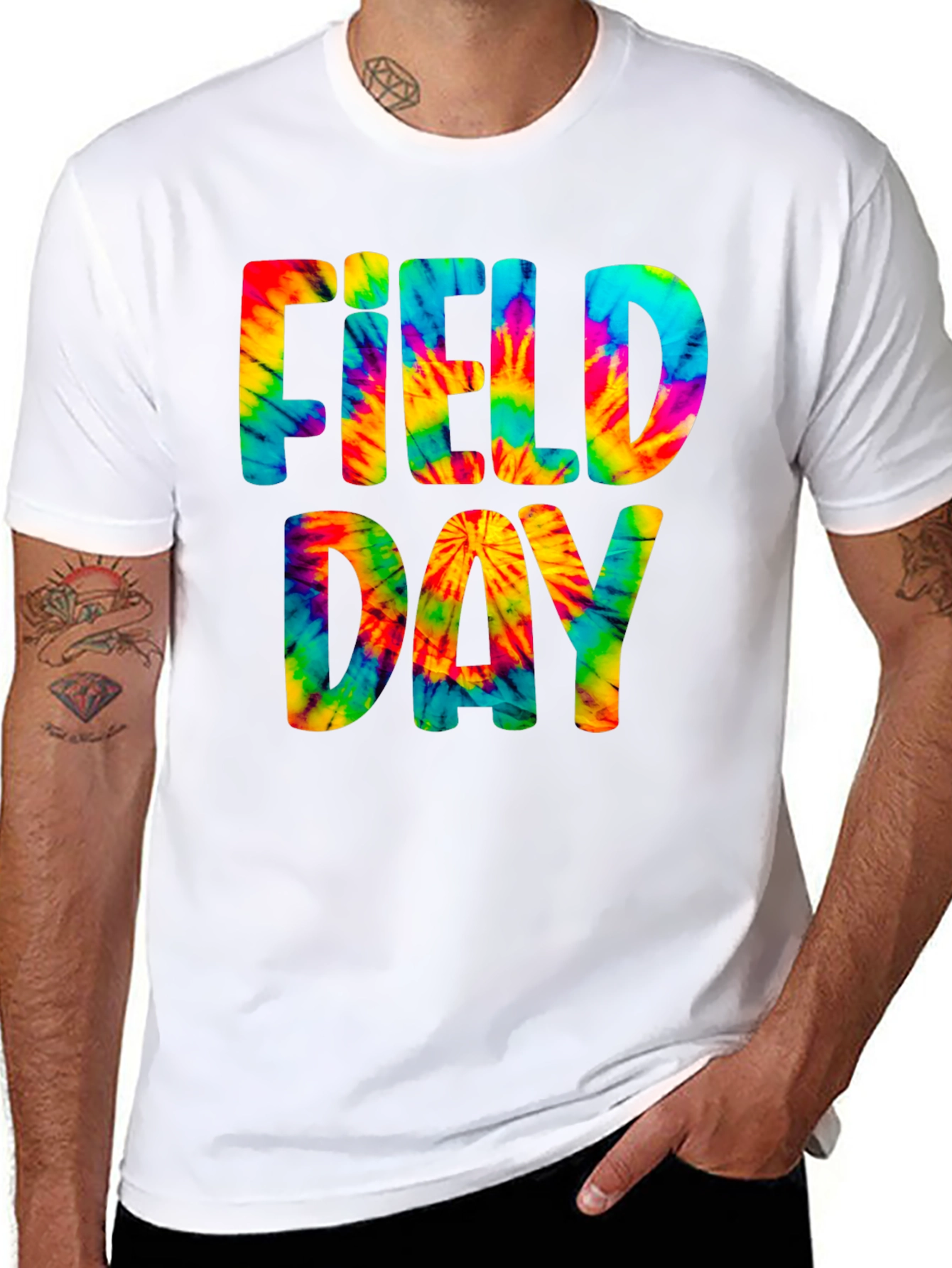 Tie-Dye Field Day Graphic Tee