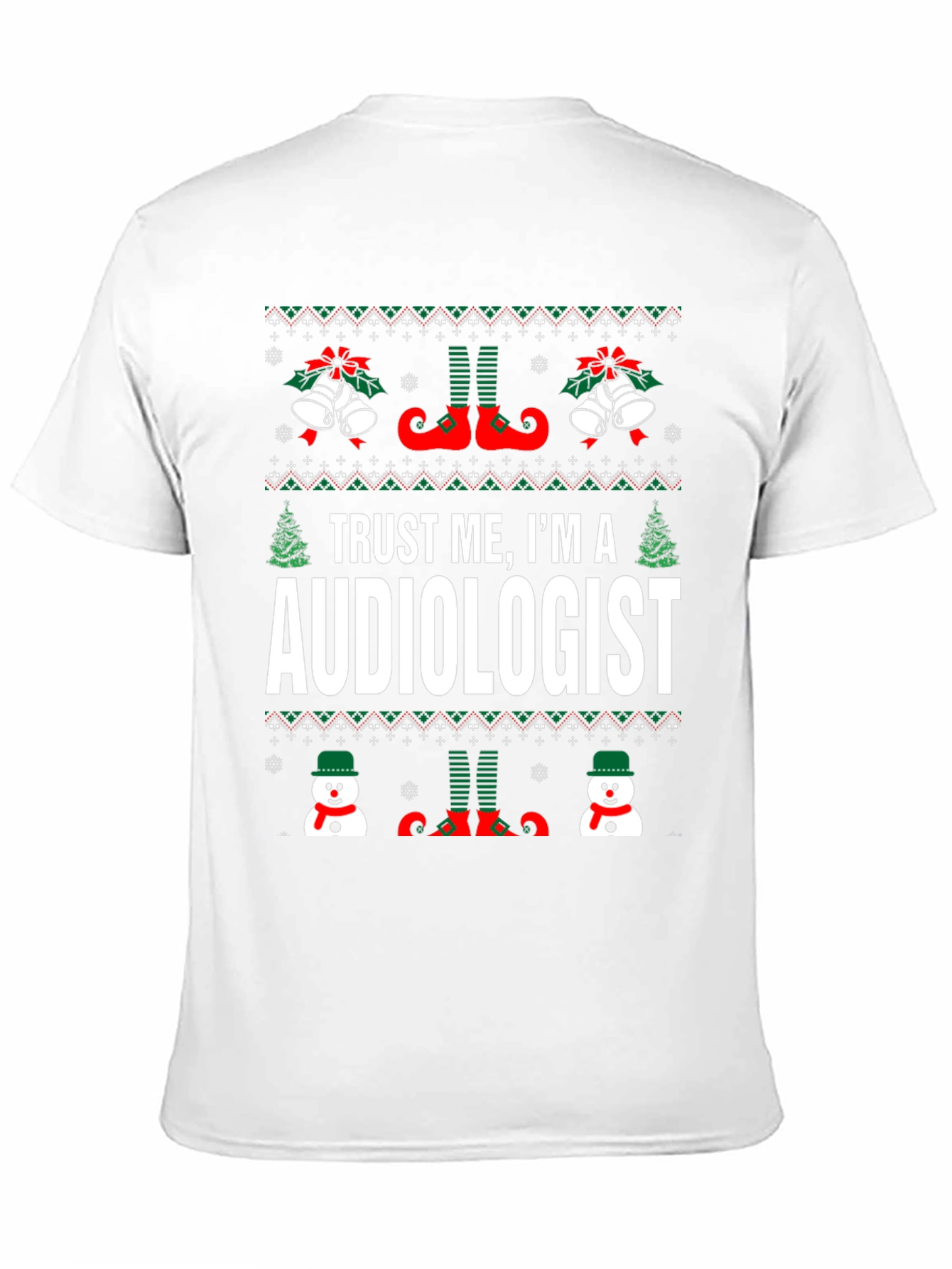 Funny Audiologist Ugly Christmas T-Shirt