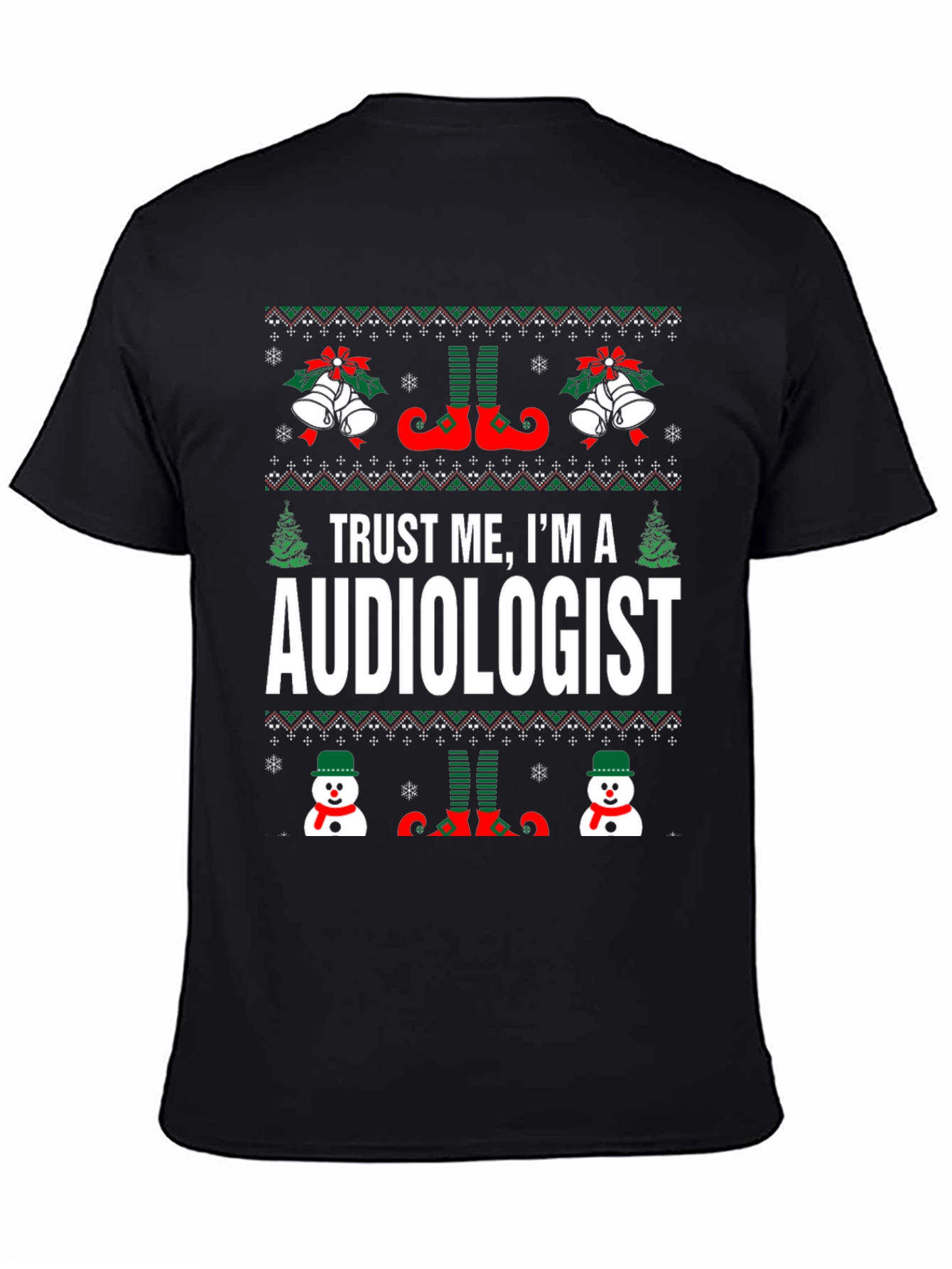 Funny Audiologist Ugly Christmas T-Shirt