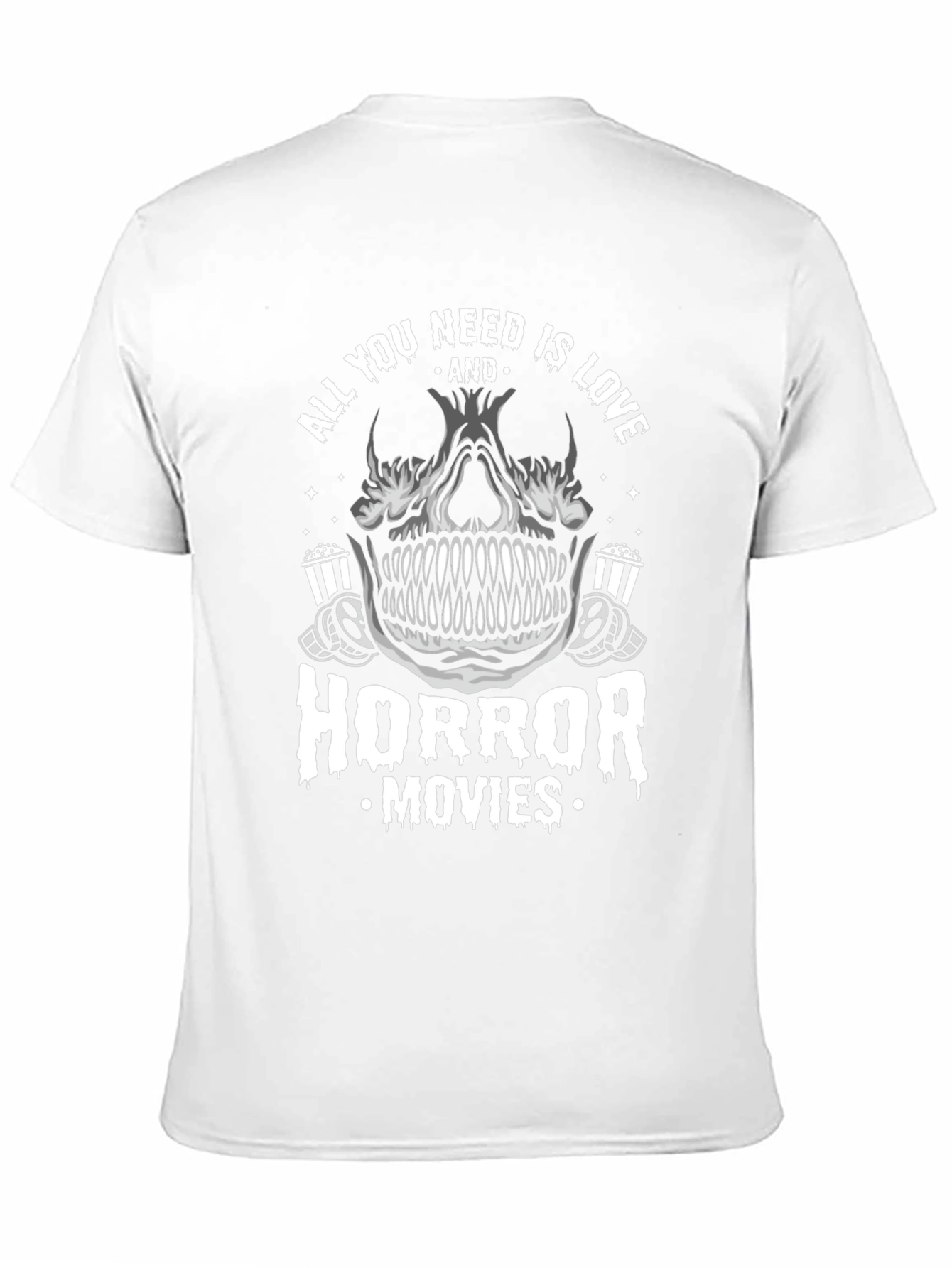 Horror Movies Skull T-Shirt