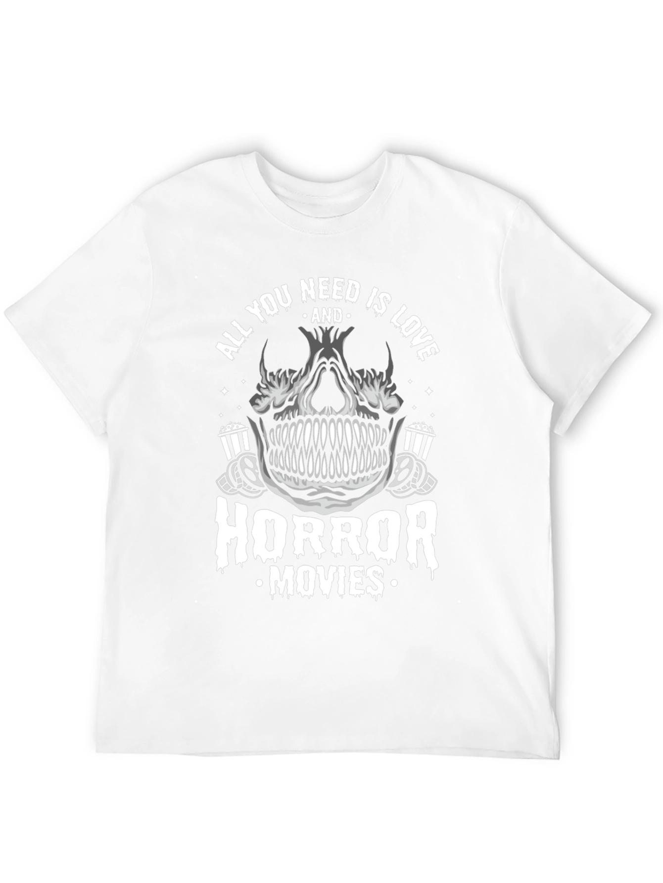 Horror Movies Skull T-Shirt