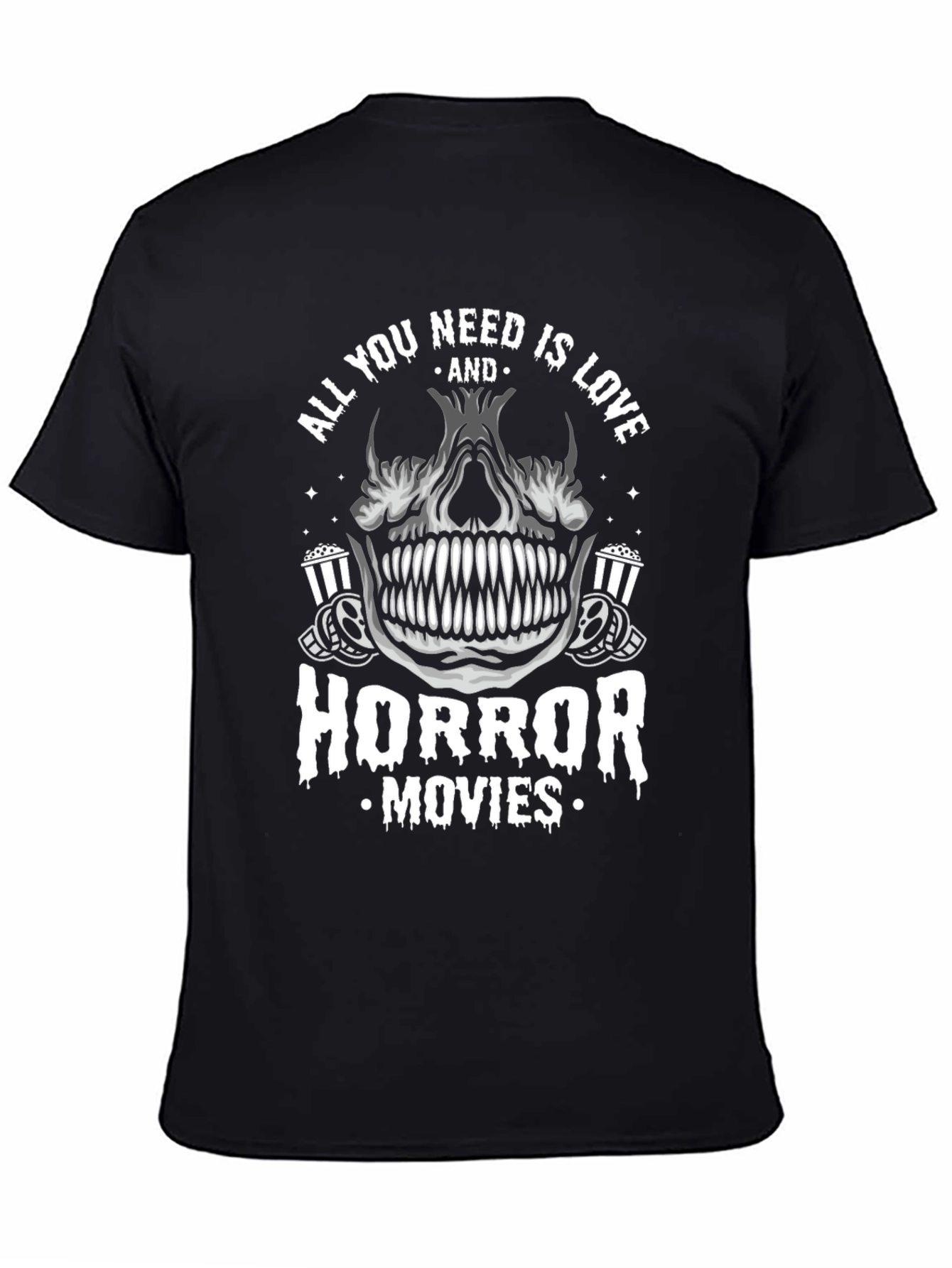 Horror Movies Skull T-Shirt
