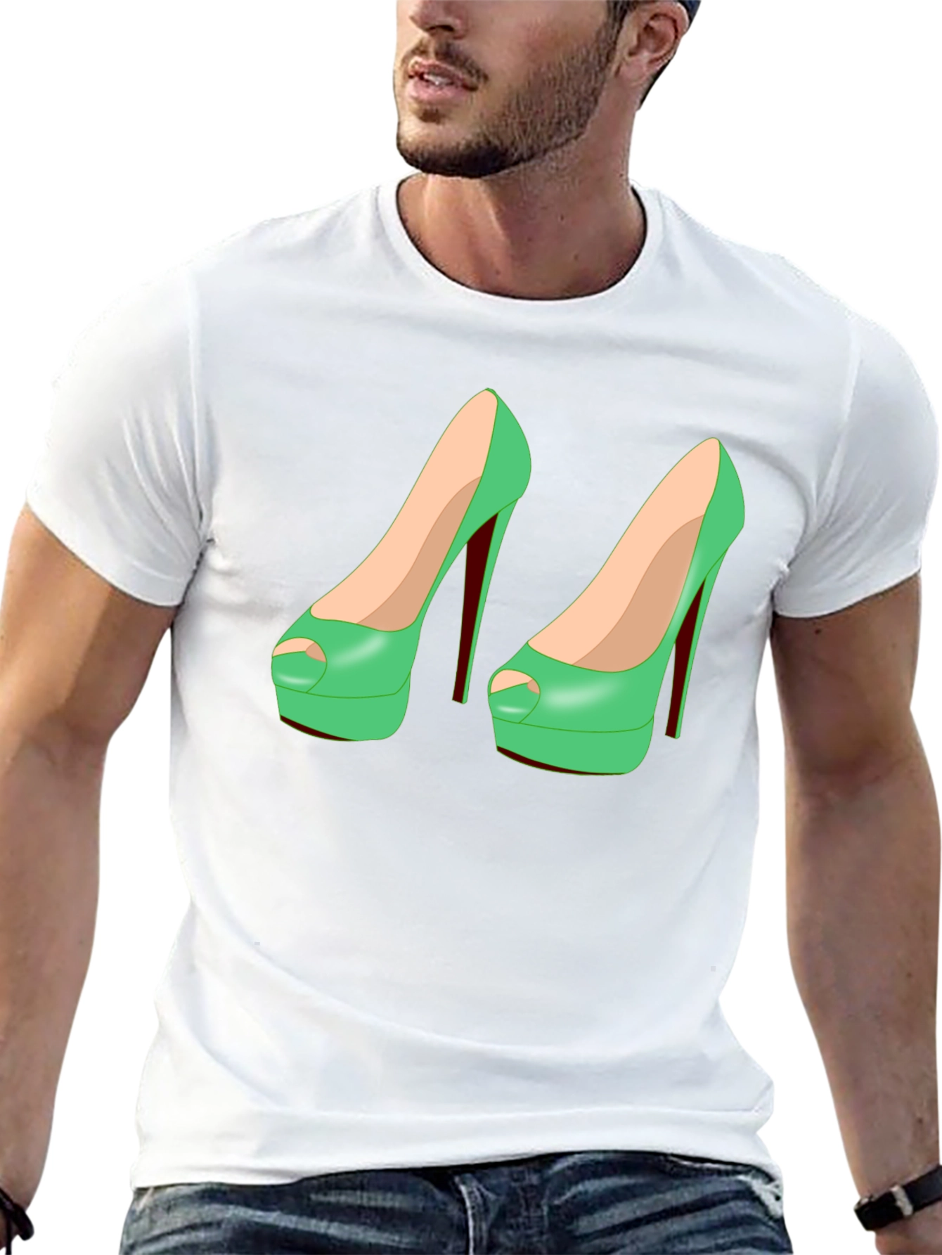 Novelty High Heel Shoe T-Shirt