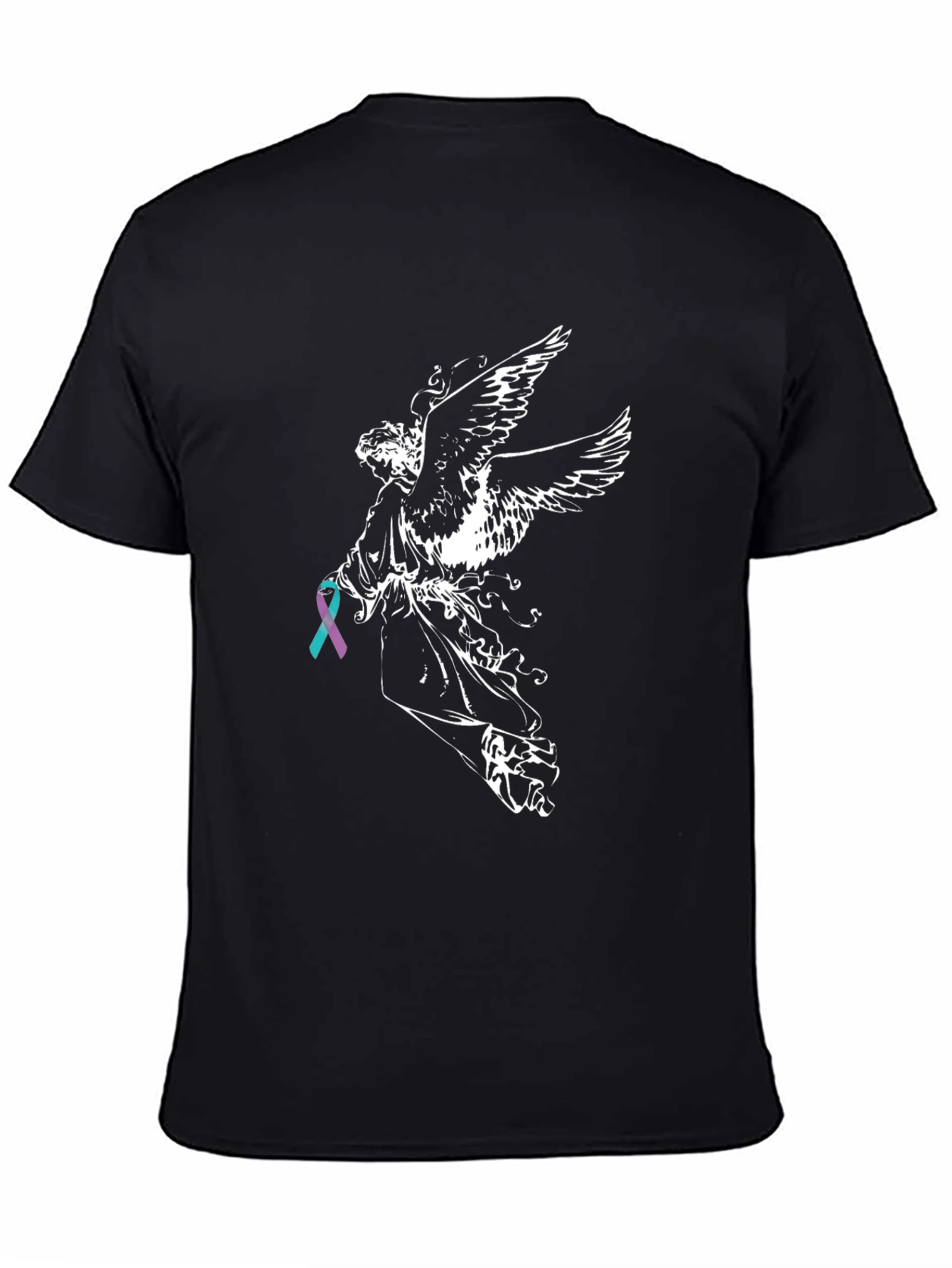 Angel Wings Ribbon Graphic T-Shirt