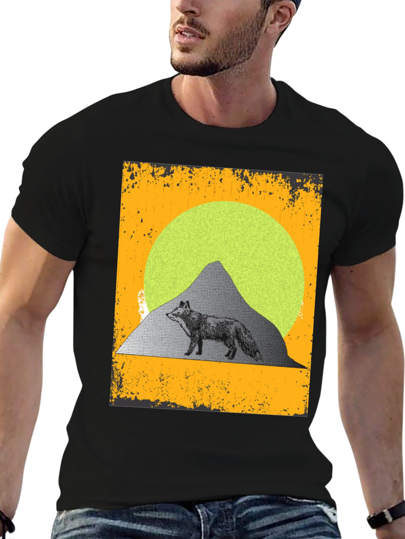 Retro Fox Graphic Tee