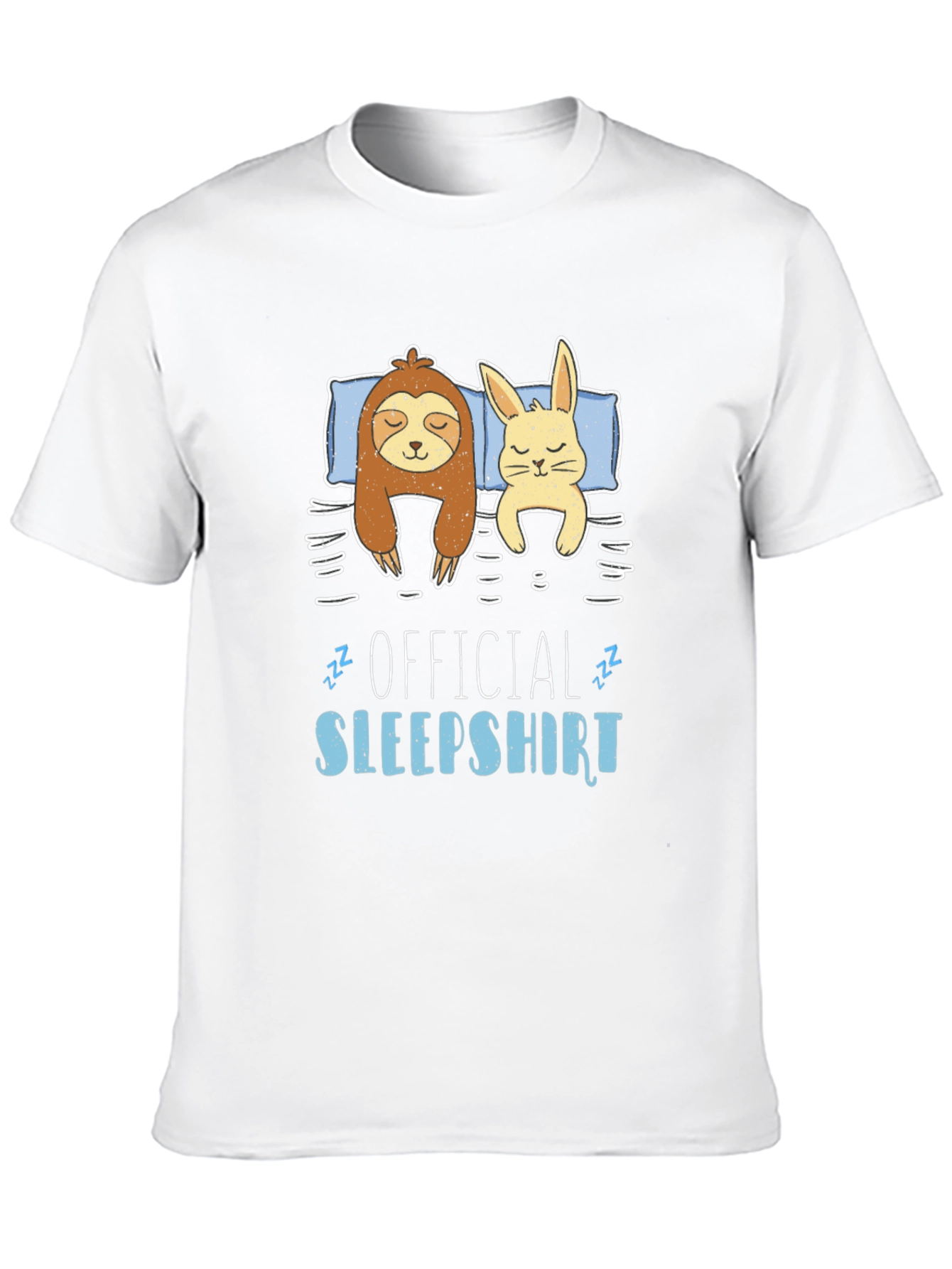 Official Sleepshirt Sloth Bunny T-Shirt