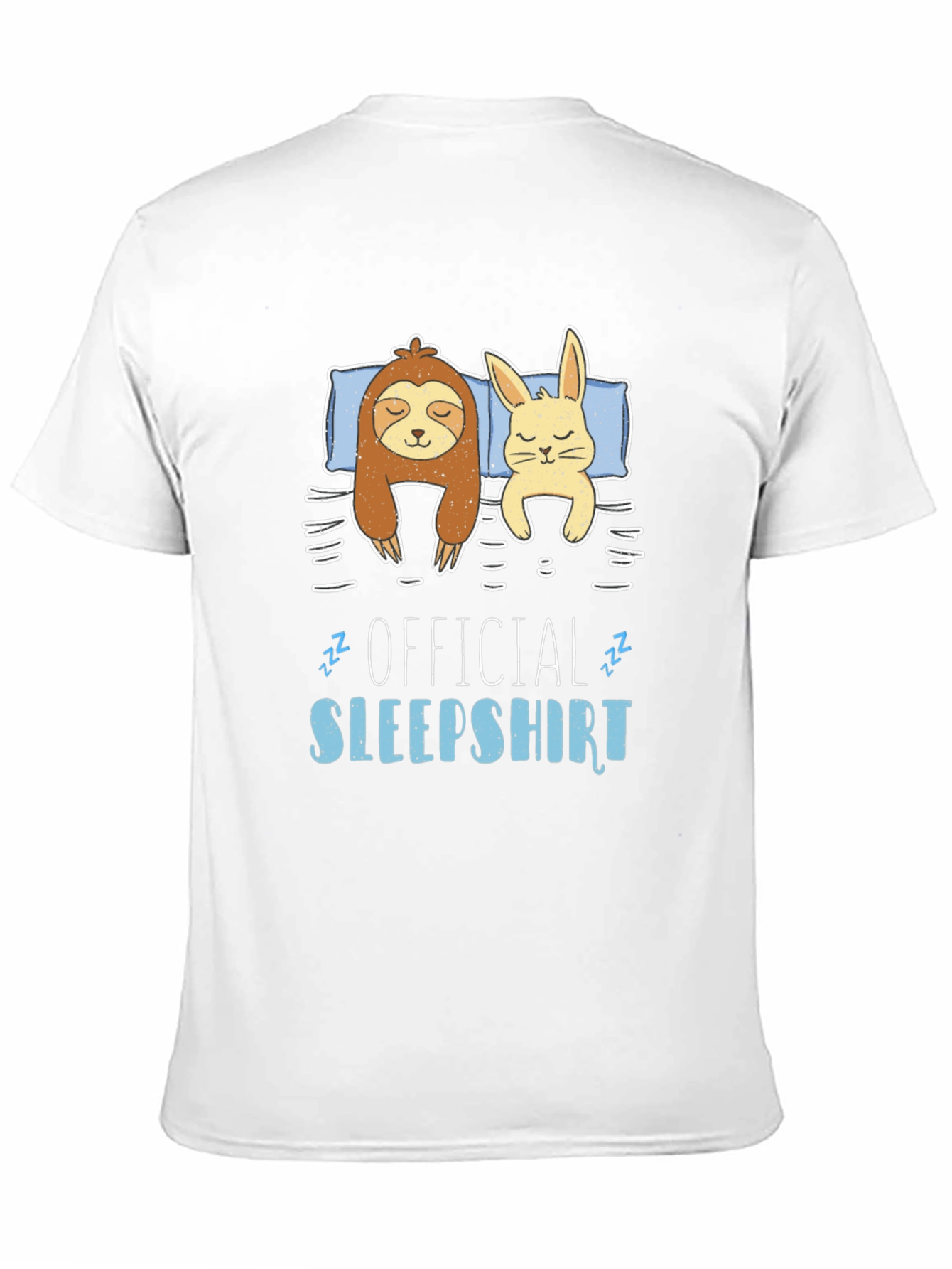 Official Sleepshirt Sloth Bunny T-Shirt