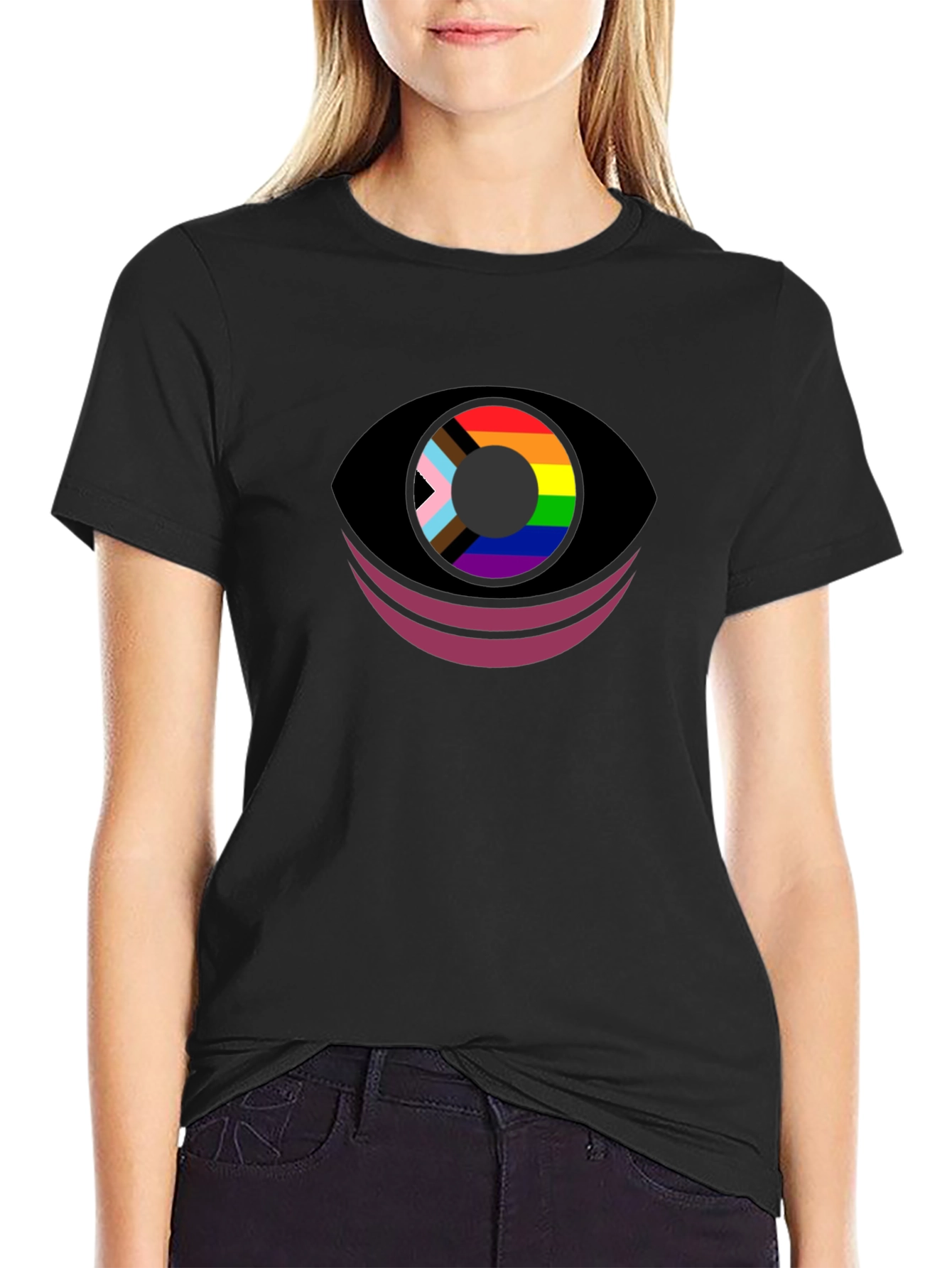 Pride Eye T-Shirt - Black Graphic Tee