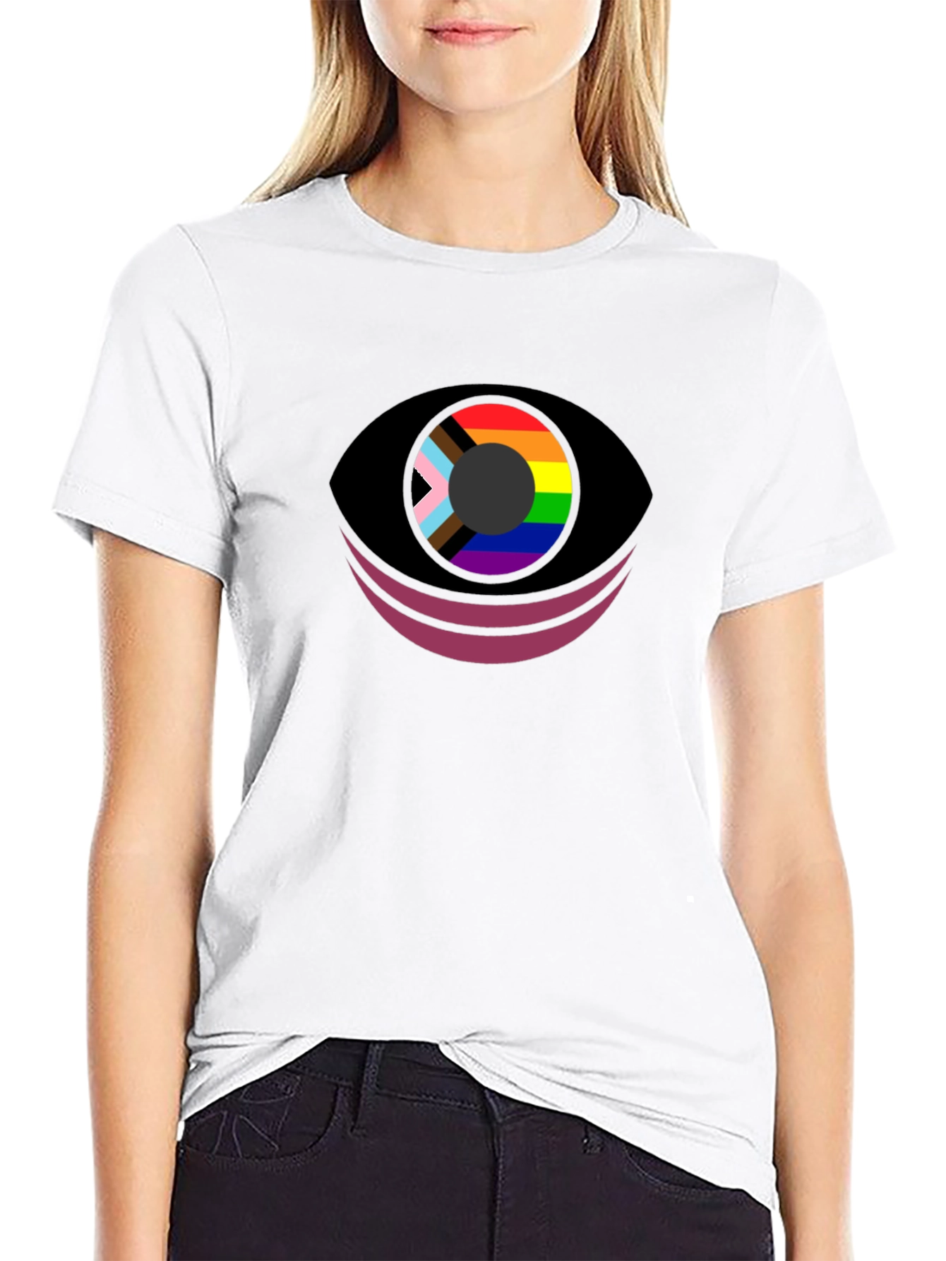 Pride Eye T-Shirt - Black Graphic Tee