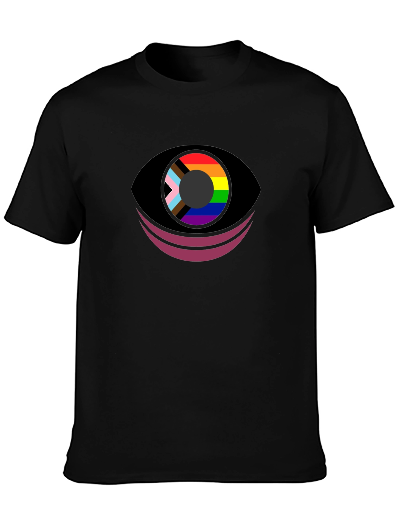 Pride Eye T-Shirt - Black Graphic Tee
