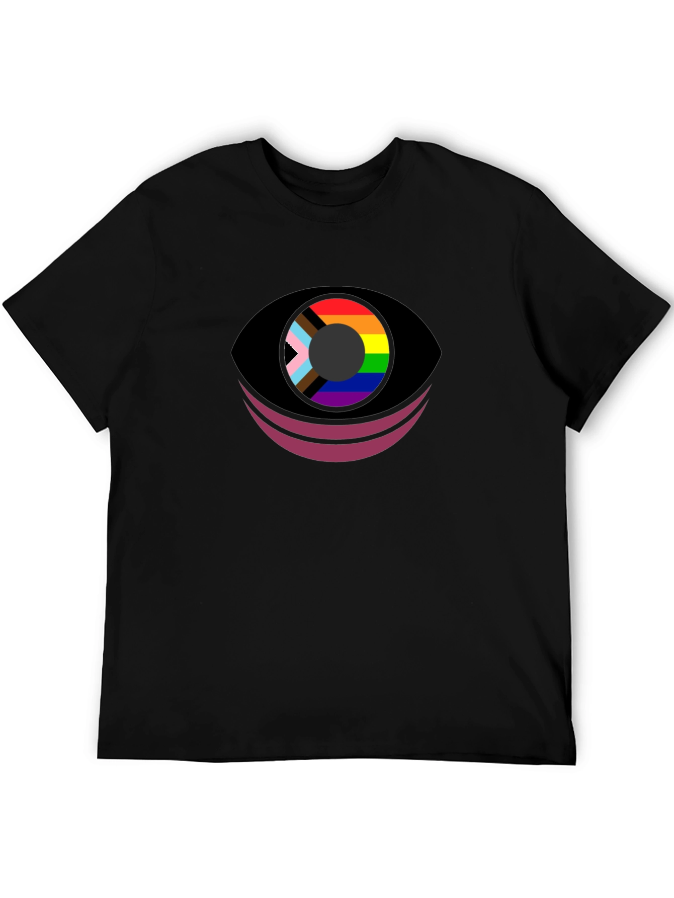 Pride Eye T-Shirt - Black Graphic Tee