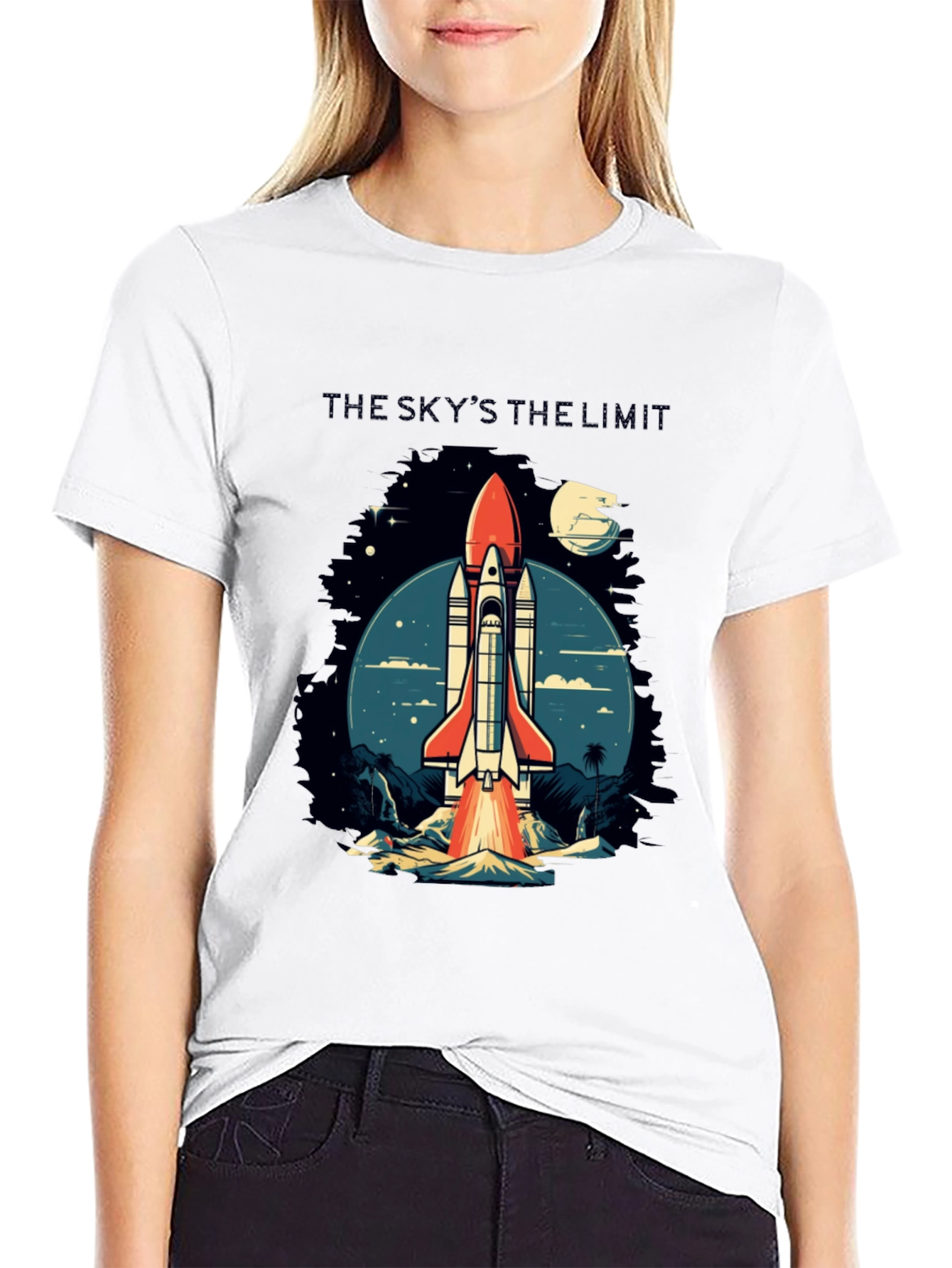 Space Shuttle Graphic T-Shirt