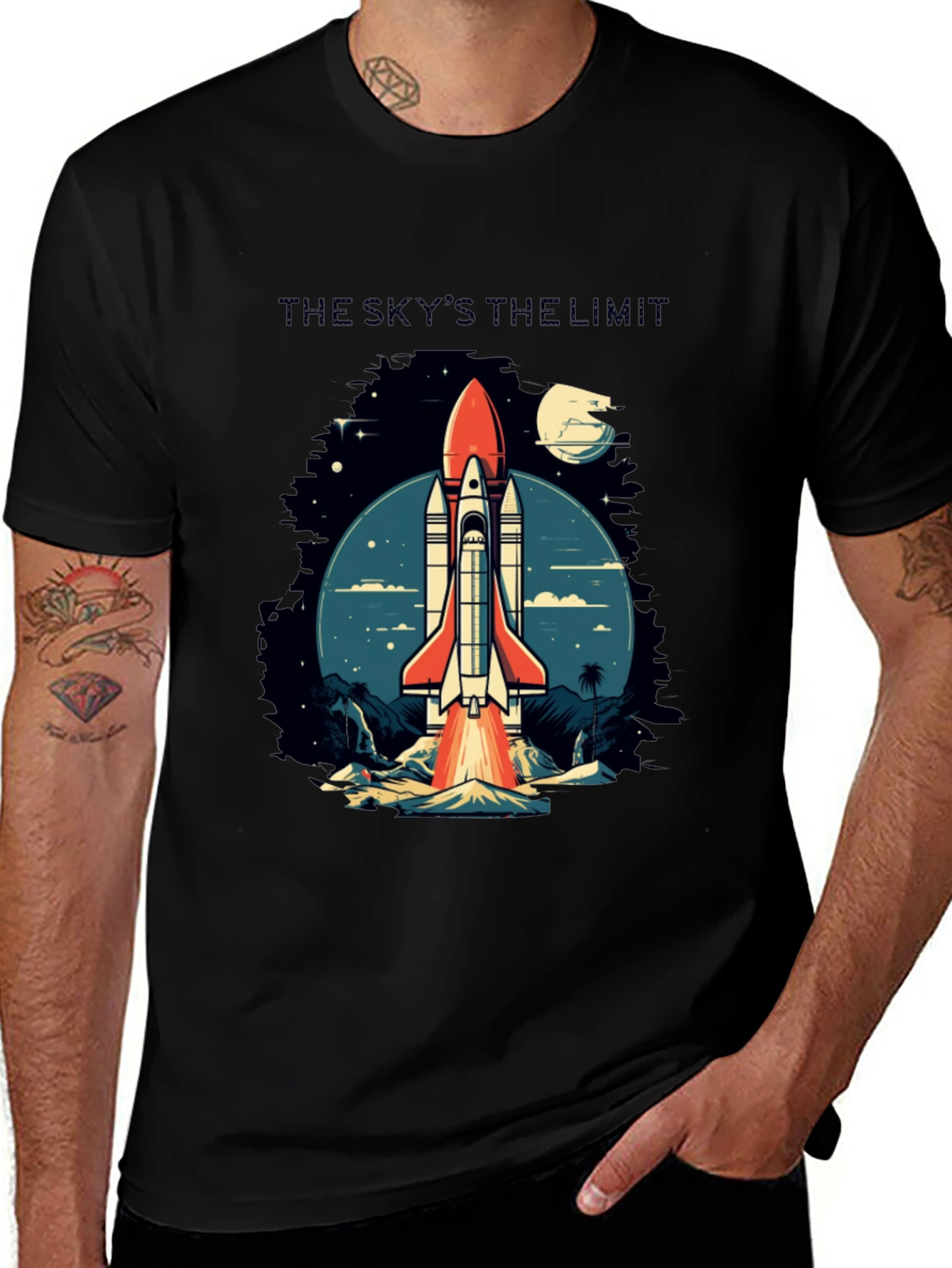 Space Shuttle Graphic T-Shirt