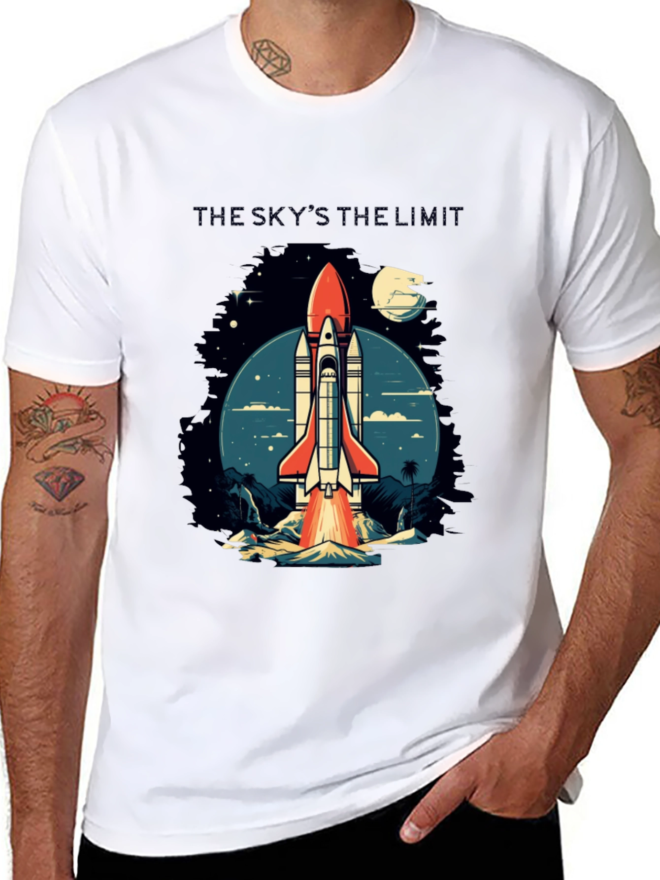 Space Shuttle Graphic T-Shirt