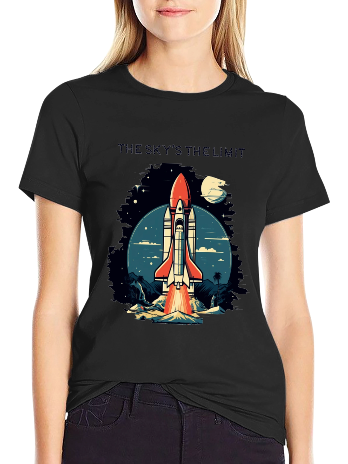 Space Shuttle Graphic T-Shirt