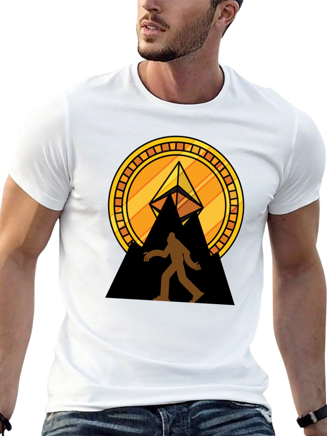 Ethereum Bigfoot T-Shirt - Crypto Enthusiast Tee