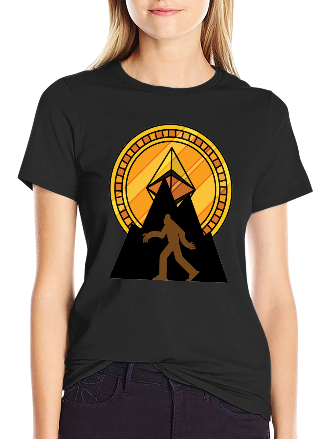 Ethereum Bigfoot T-Shirt - Crypto Enthusiast Tee
