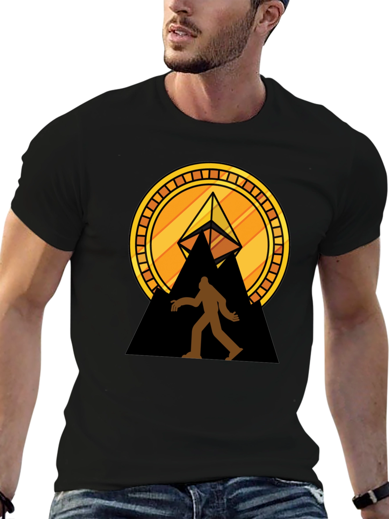 Ethereum Bigfoot T-Shirt - Crypto Enthusiast Tee