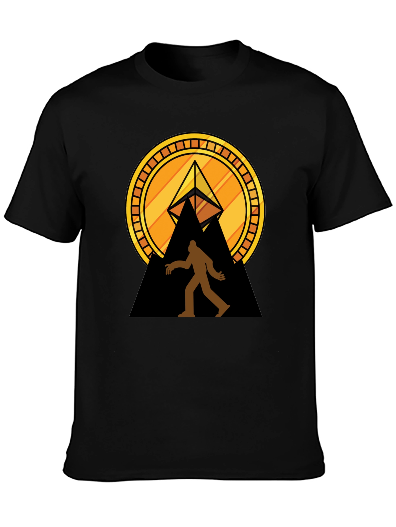 Ethereum Bigfoot T-Shirt - Crypto Enthusiast Tee