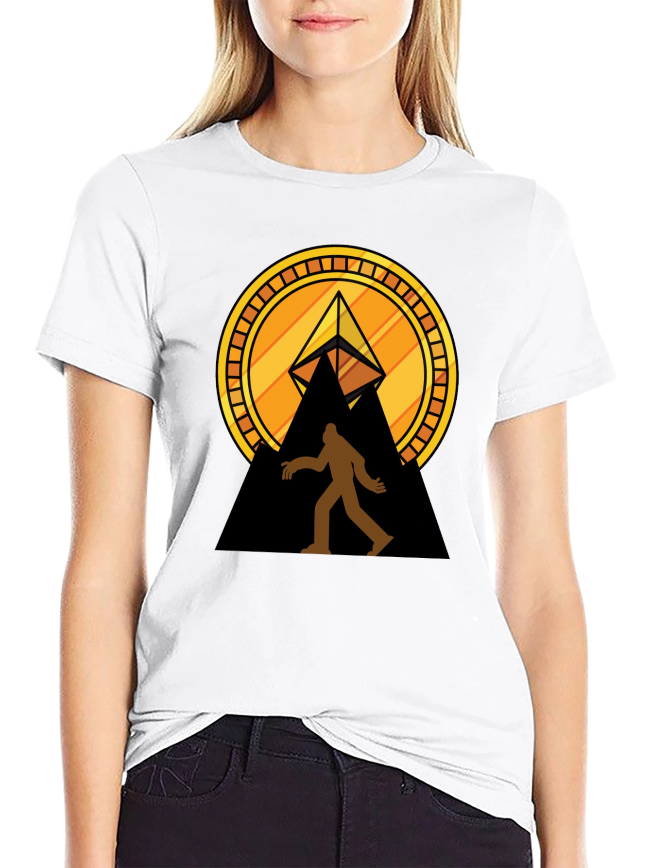 Ethereum Bigfoot T-Shirt - Crypto Enthusiast Tee
