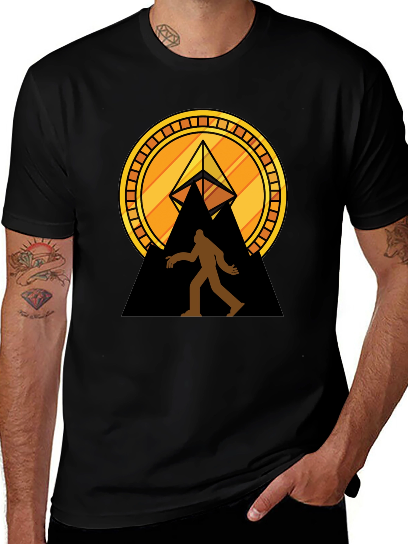 Ethereum Bigfoot T-Shirt - Crypto Enthusiast Tee