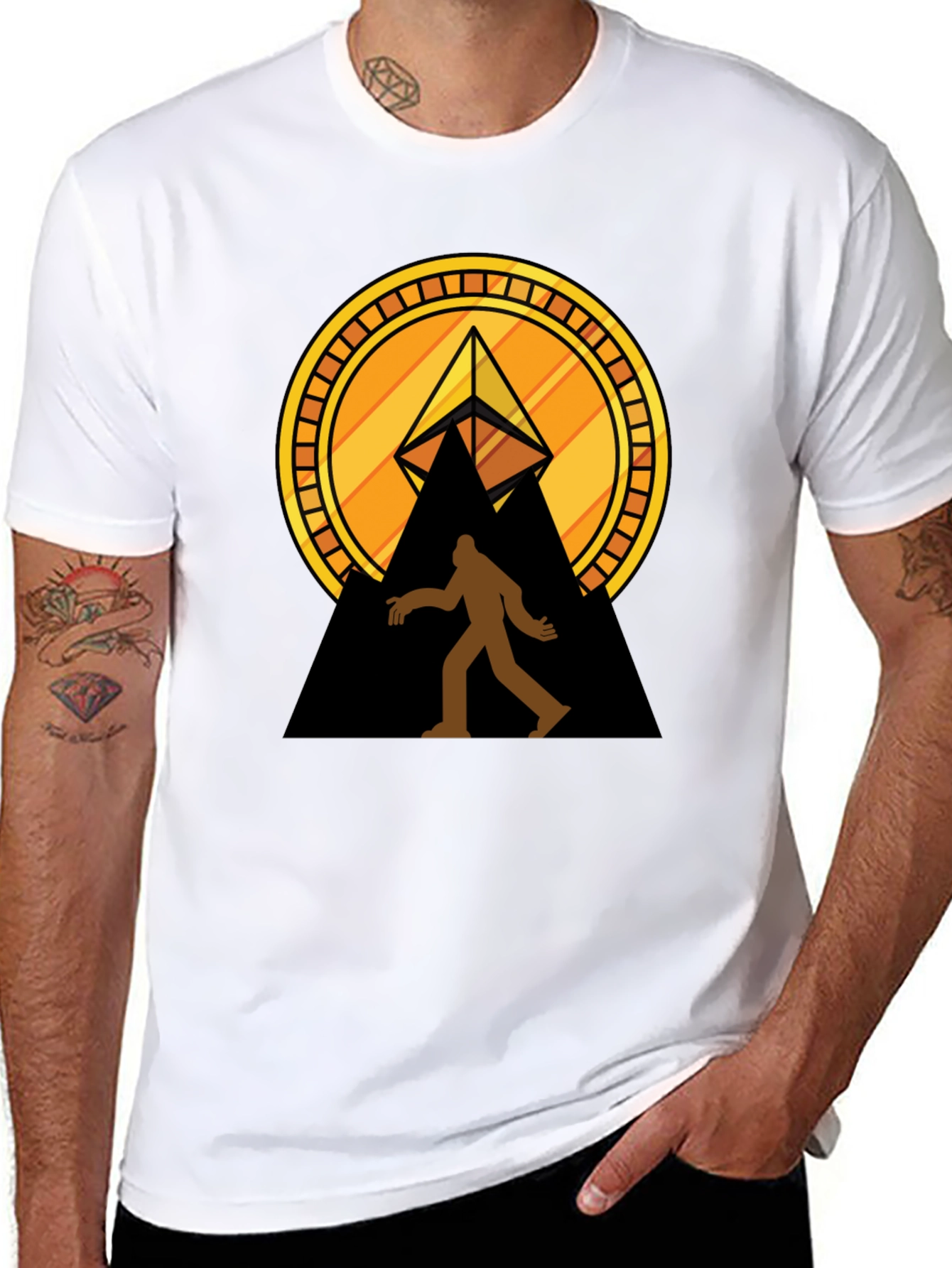 Ethereum Bigfoot T-Shirt - Crypto Enthusiast Tee