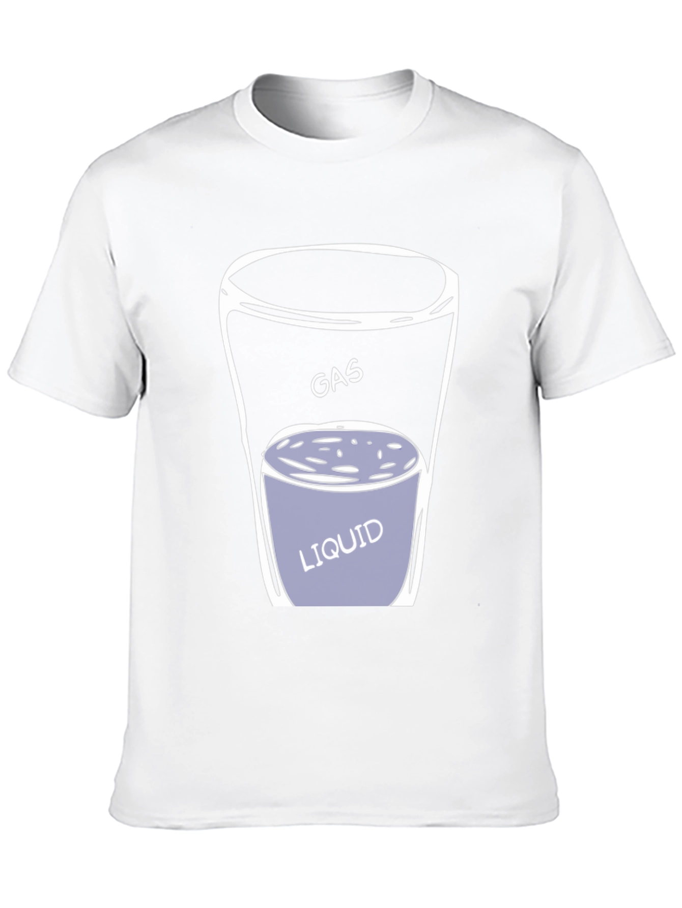 Gas Liquid Funny Chemistry T-Shirt