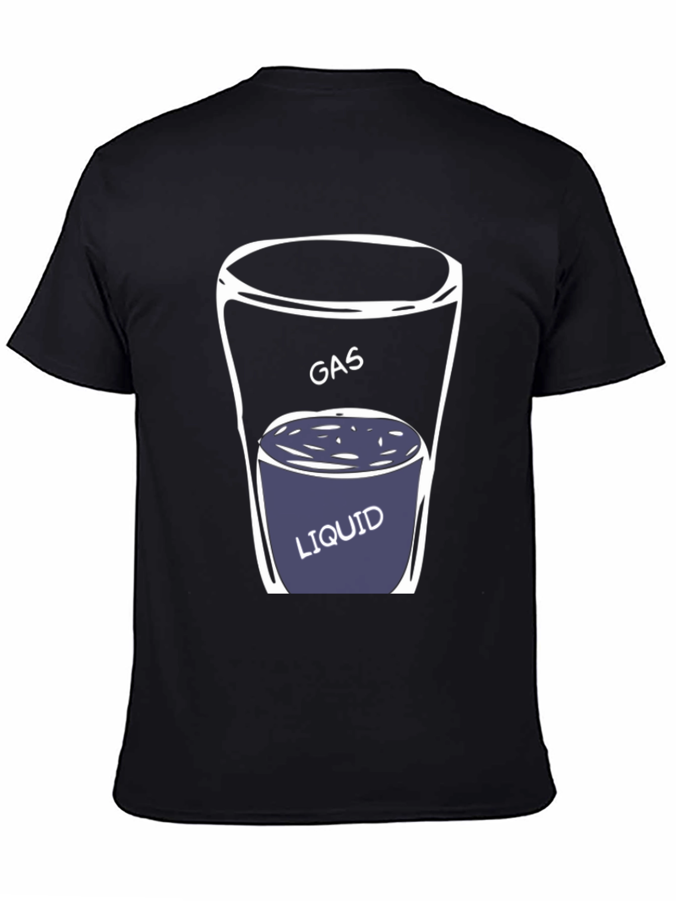 Gas Liquid Funny Chemistry T-Shirt