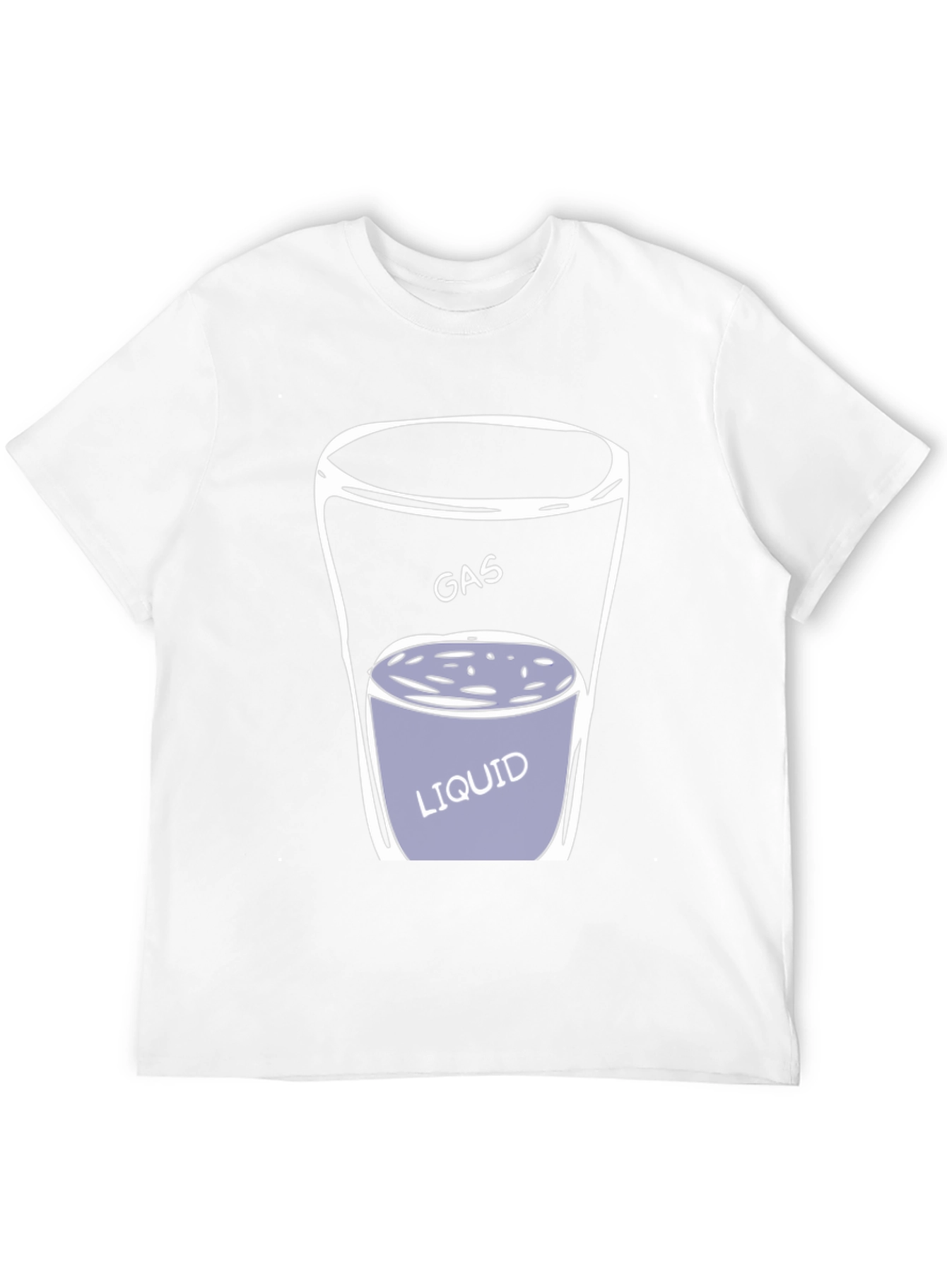 Gas Liquid Funny Chemistry T-Shirt