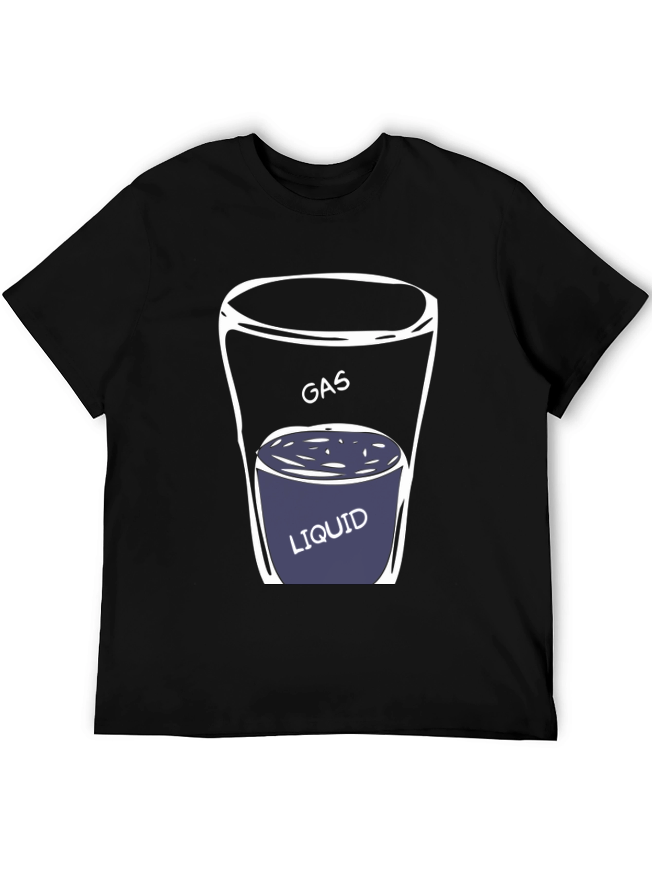 Gas Liquid Funny Chemistry T-Shirt