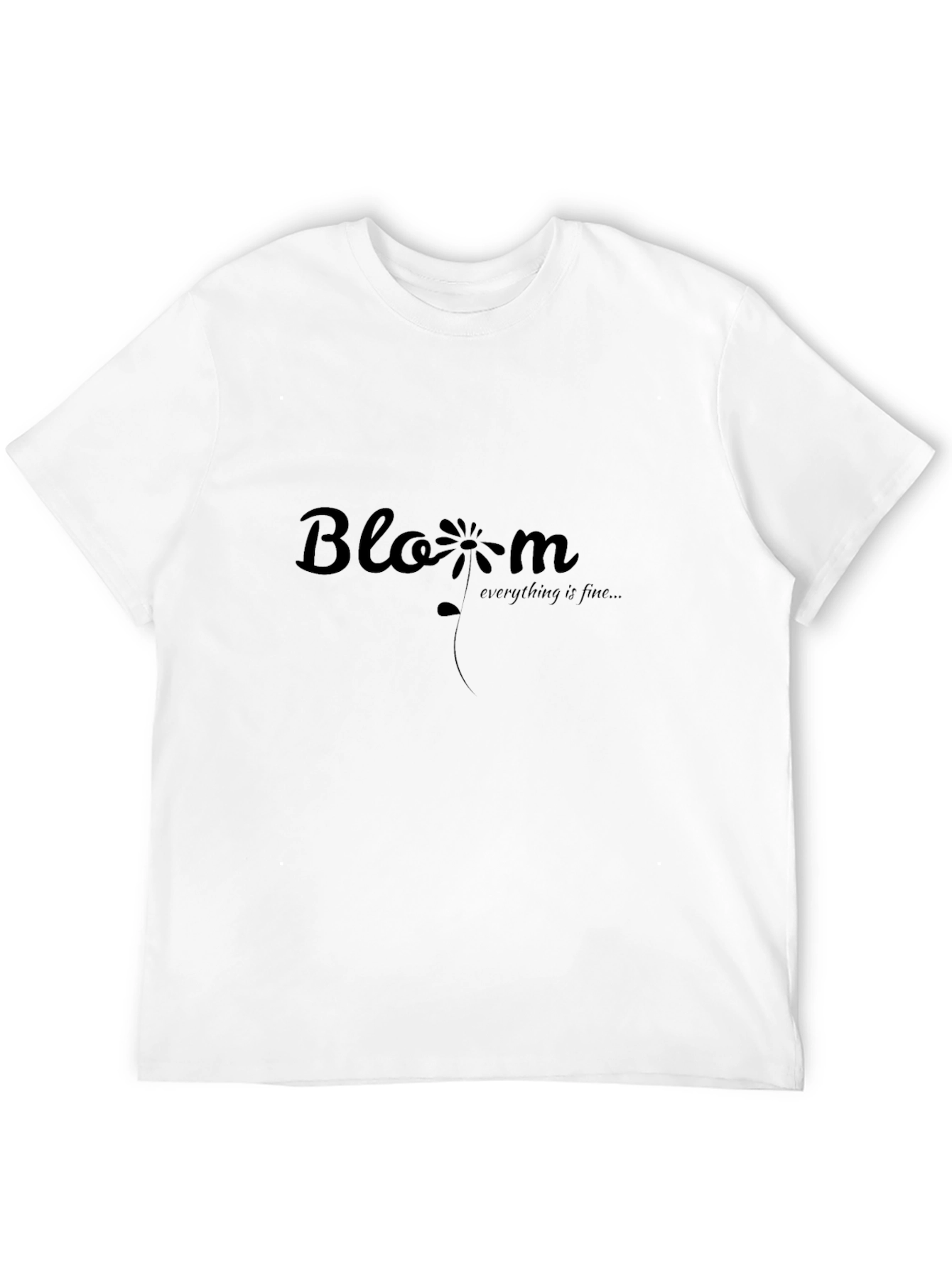 Bloom Graphic Tee - Everything is Fine Crew Neck