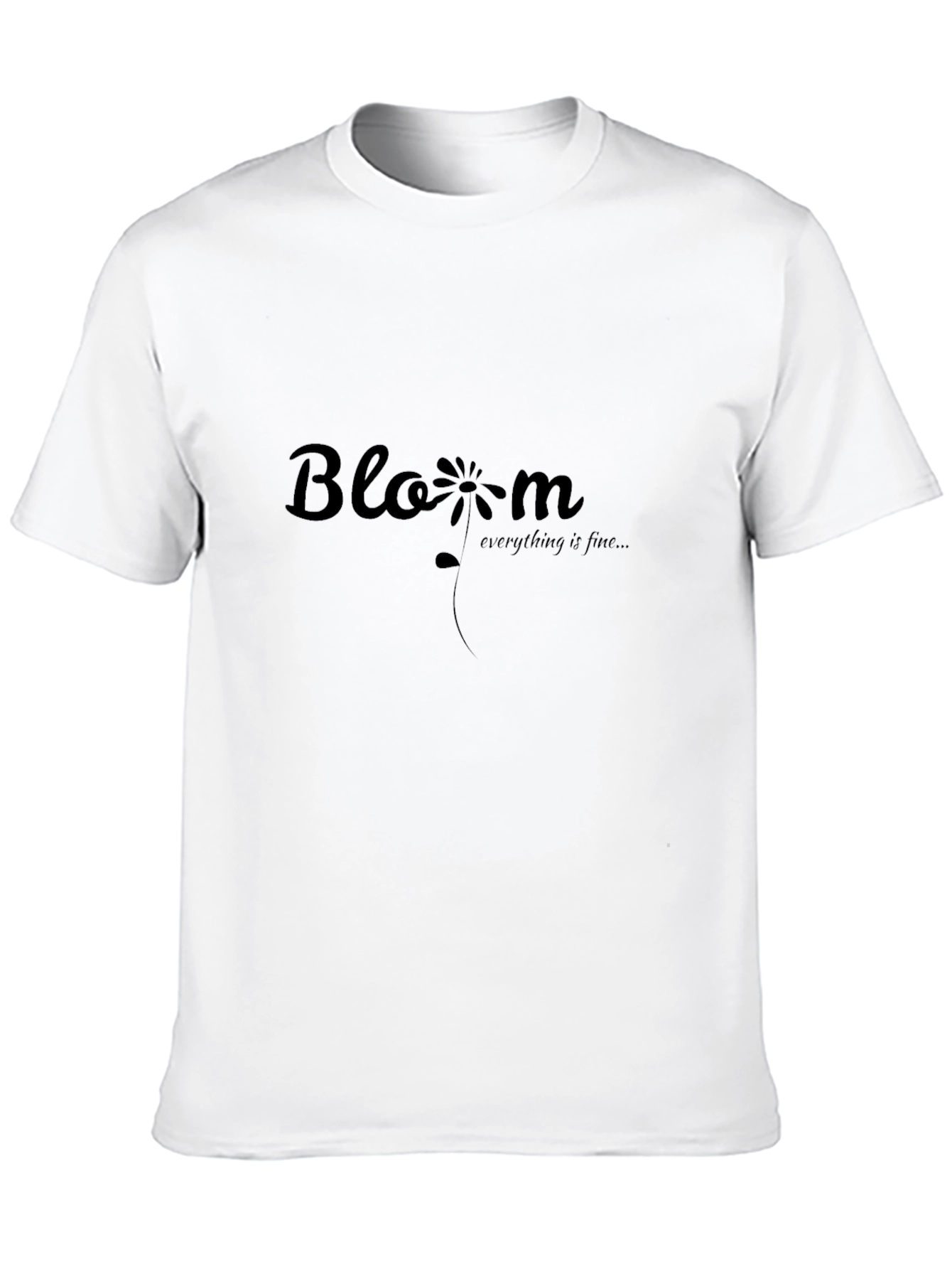 Bloom Graphic Tee - Everything is Fine Crew Neck