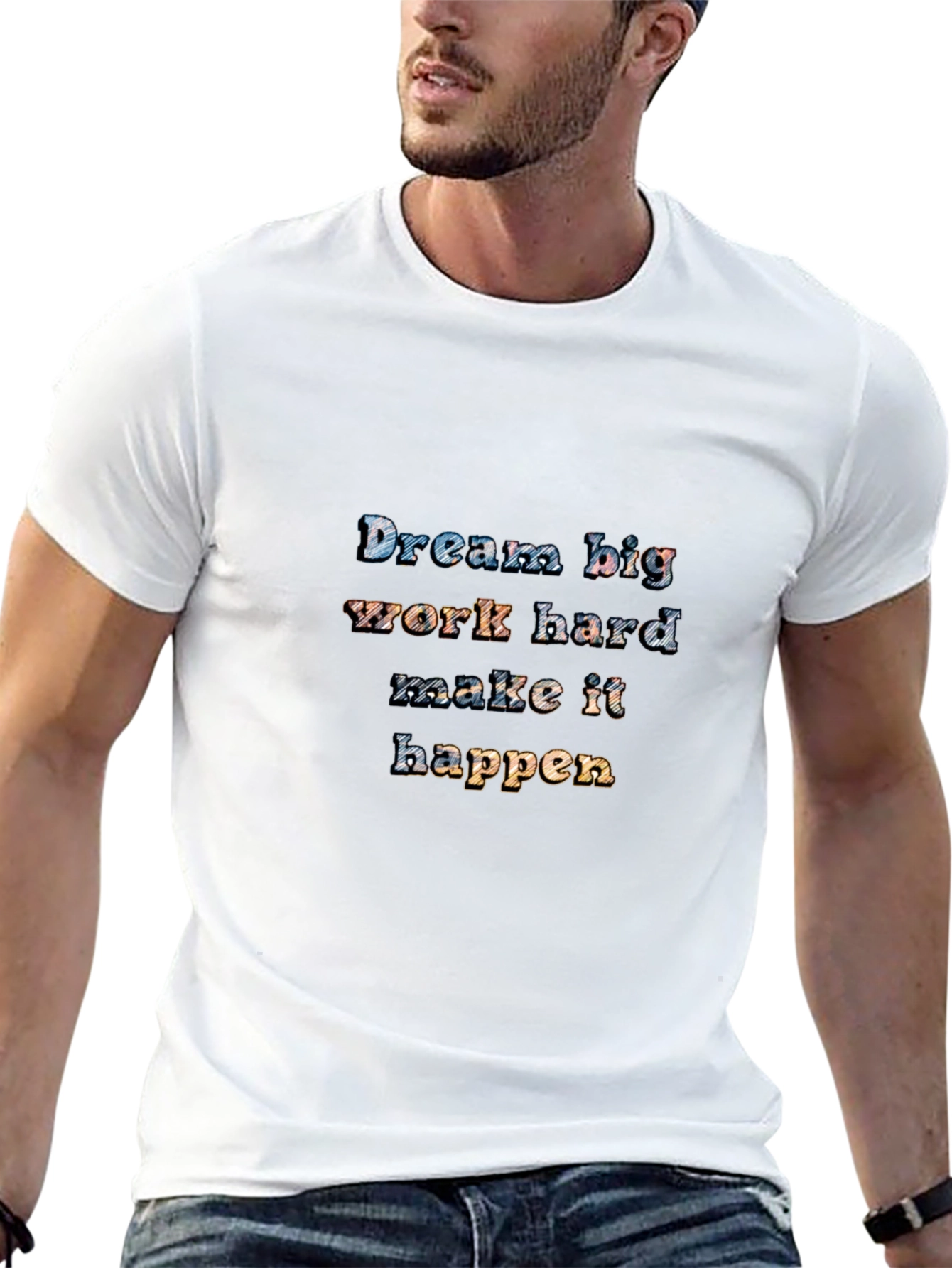 Dream Big Graphic Tee - Motivational T-Shirt