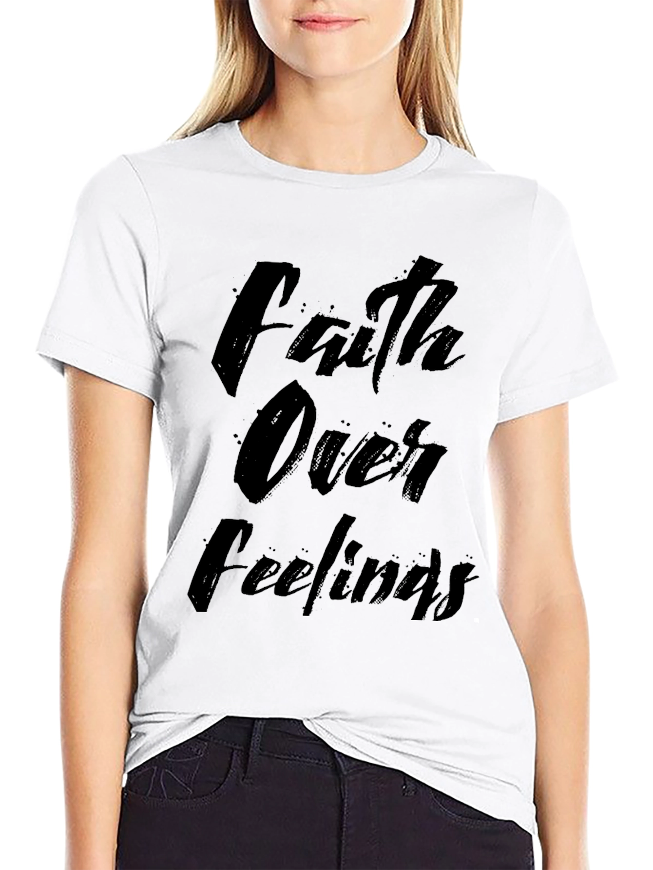 Faith Over Feelings Graphic T-Shirt
