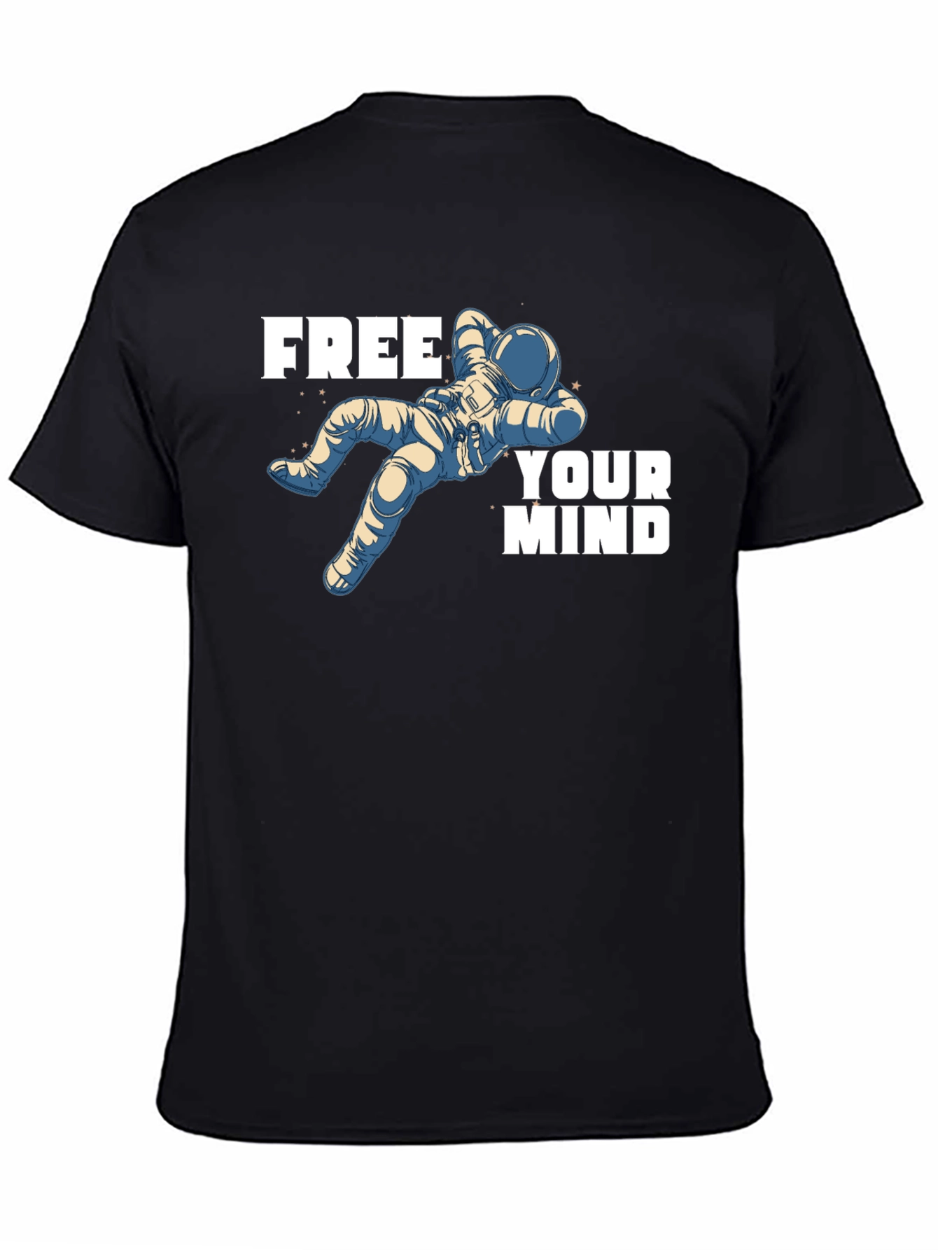 Relaxed Astronaut Black T-Shirt