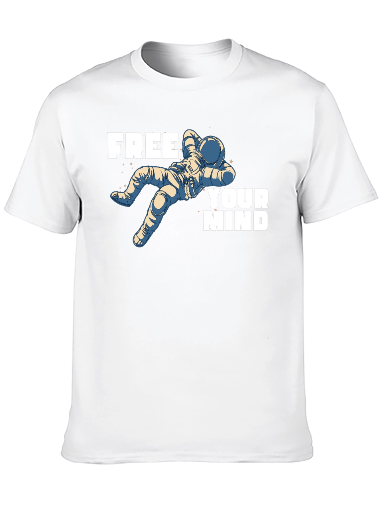 Relaxed Astronaut Black T-Shirt