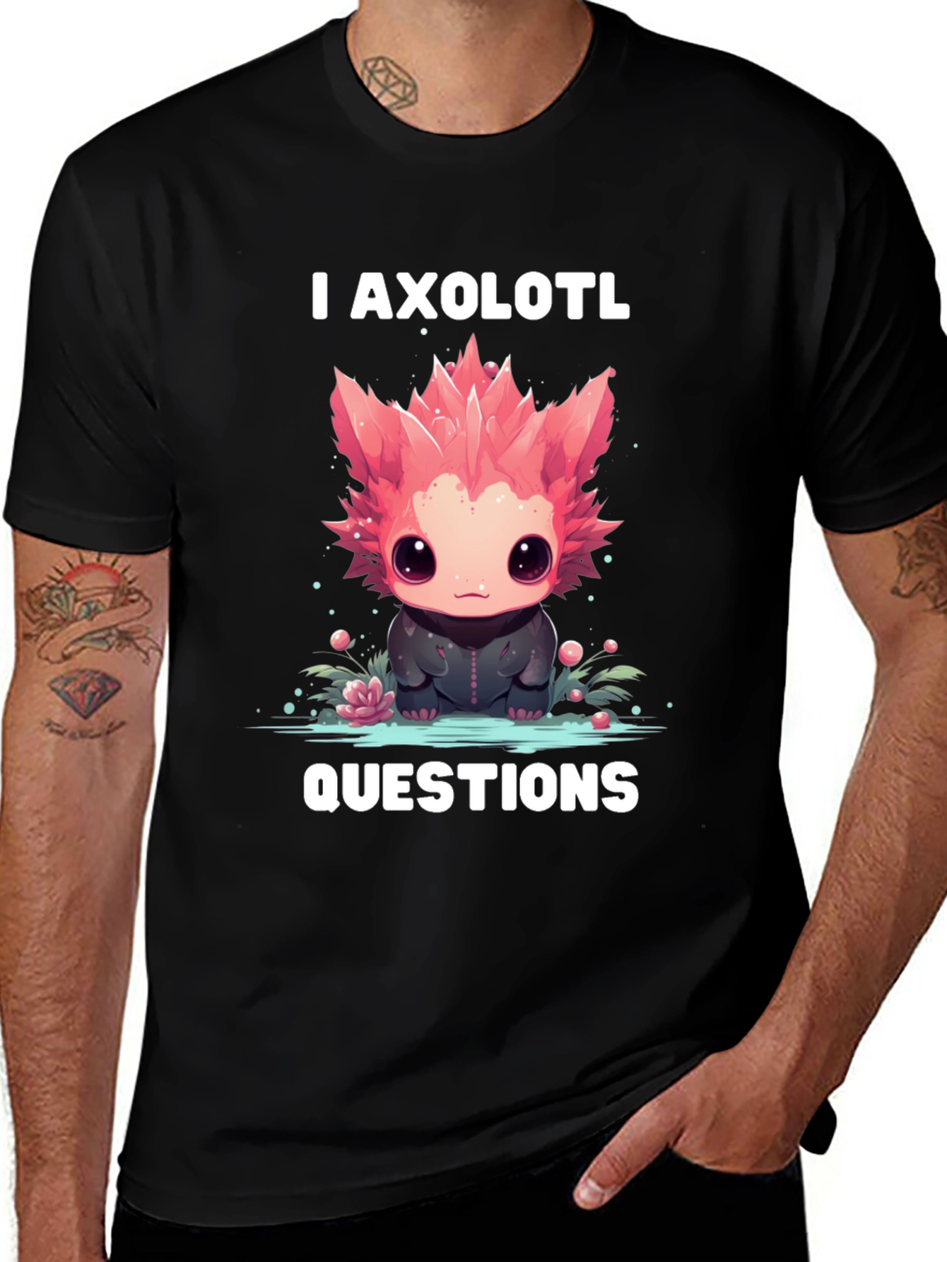 I Axolotl Questions Graphic T-Shirt