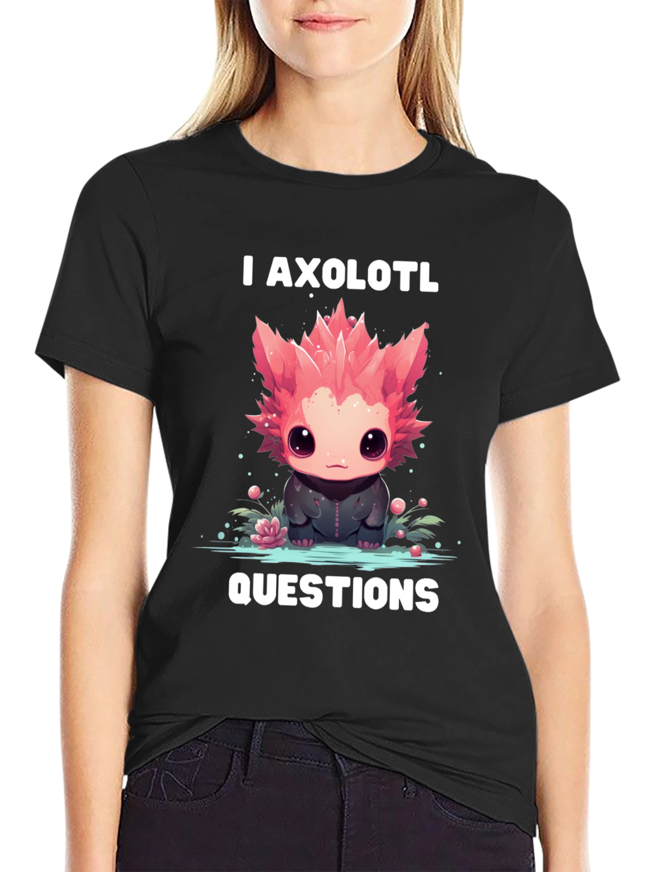I Axolotl Questions Graphic T-Shirt