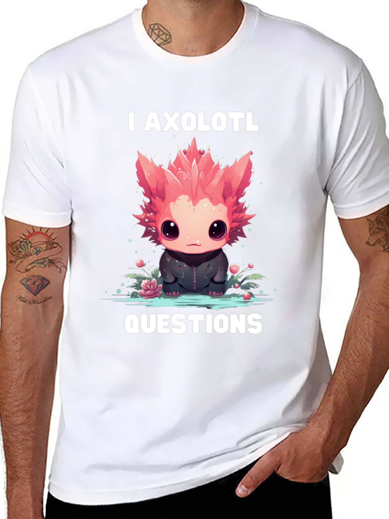 I Axolotl Questions Graphic T-Shirt