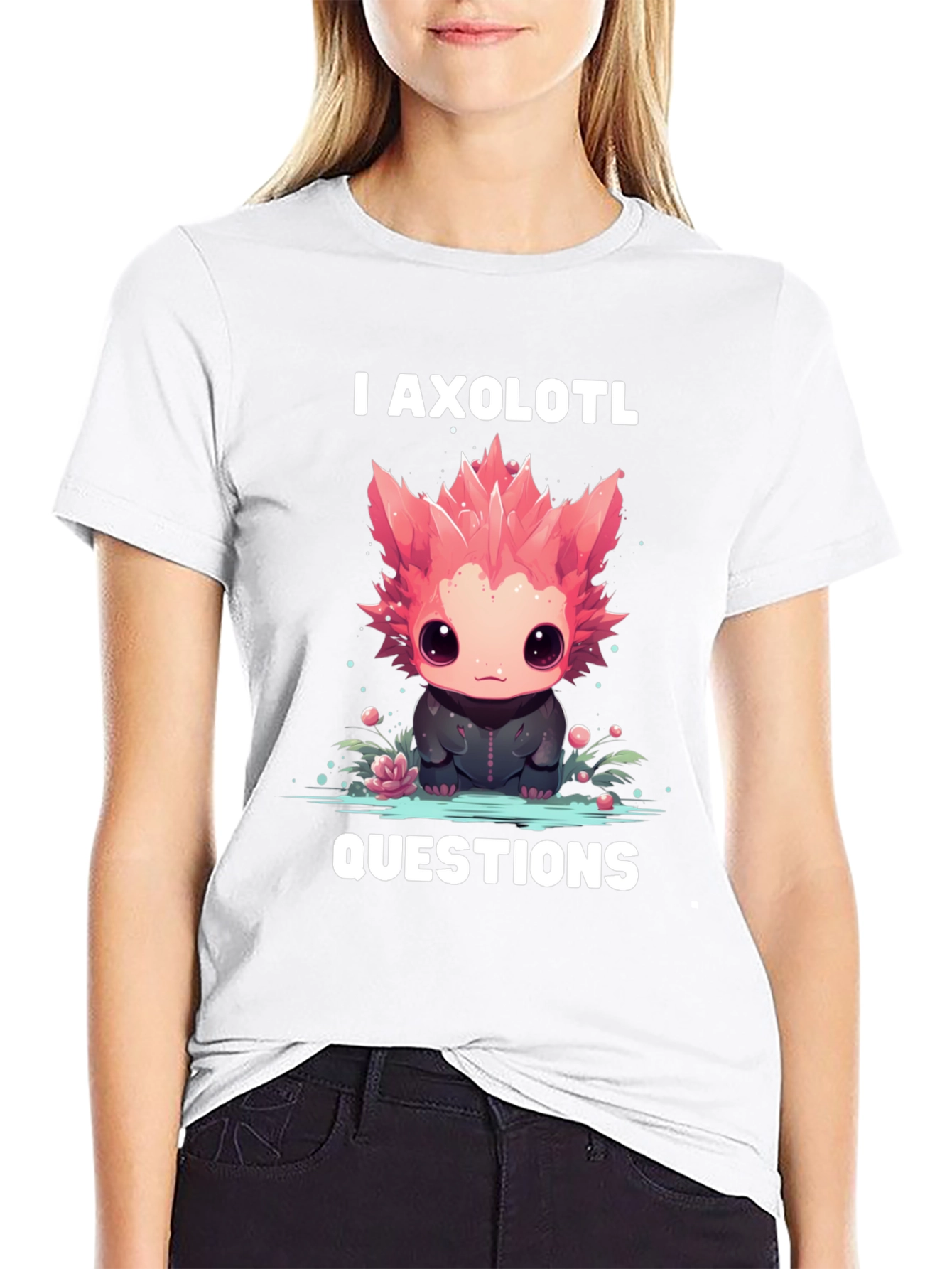 I Axolotl Questions Graphic T-Shirt